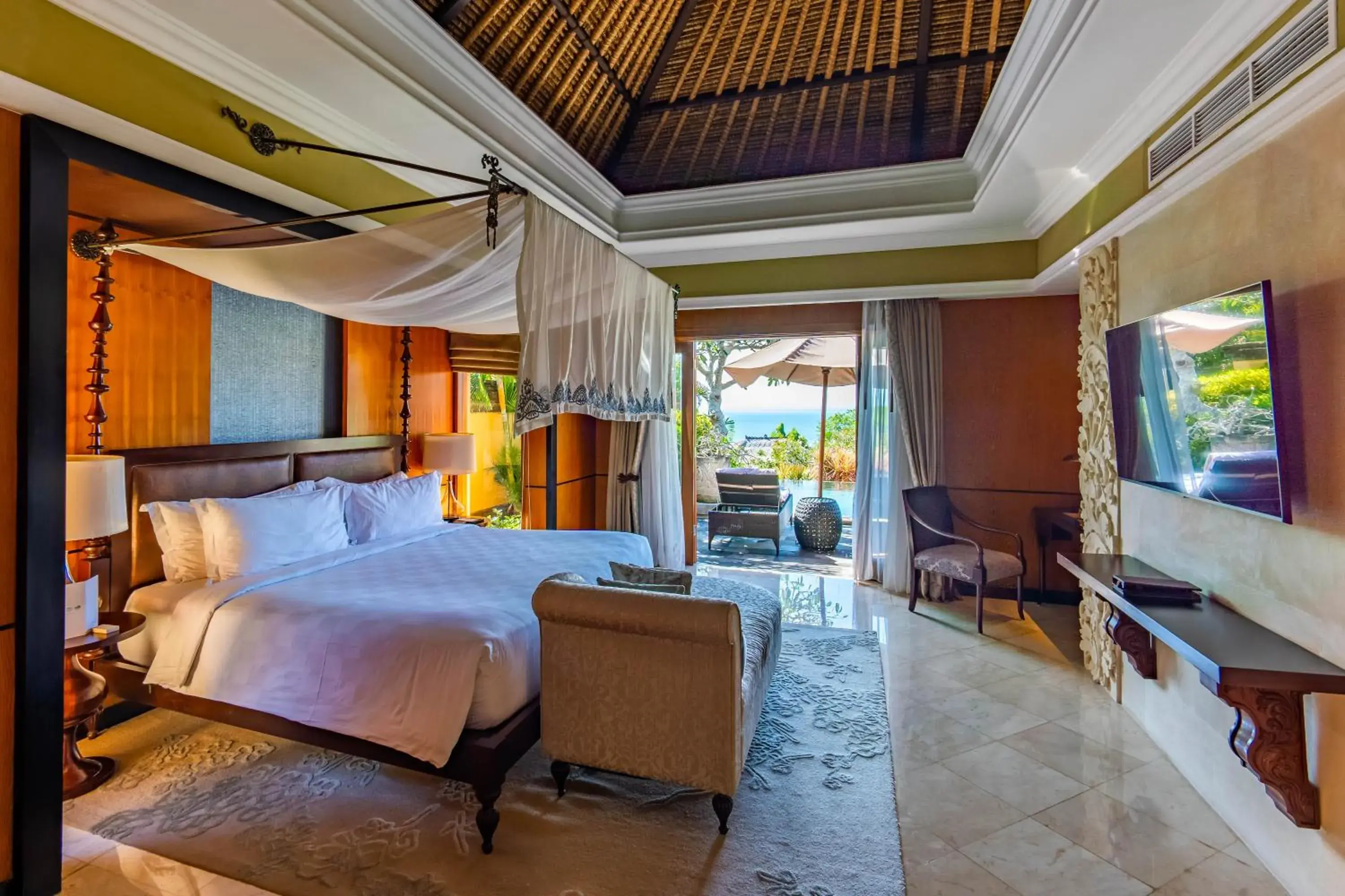 Bed in AYANA Villas Bali