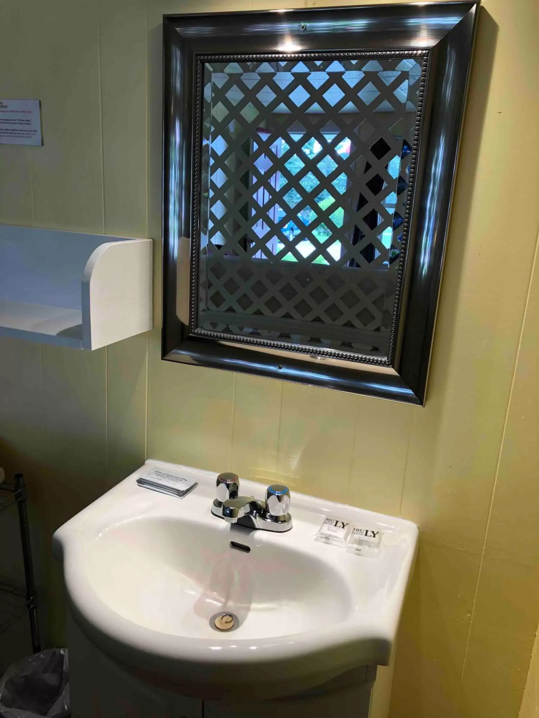 Bathroom in Lakelawn B&B and Motel