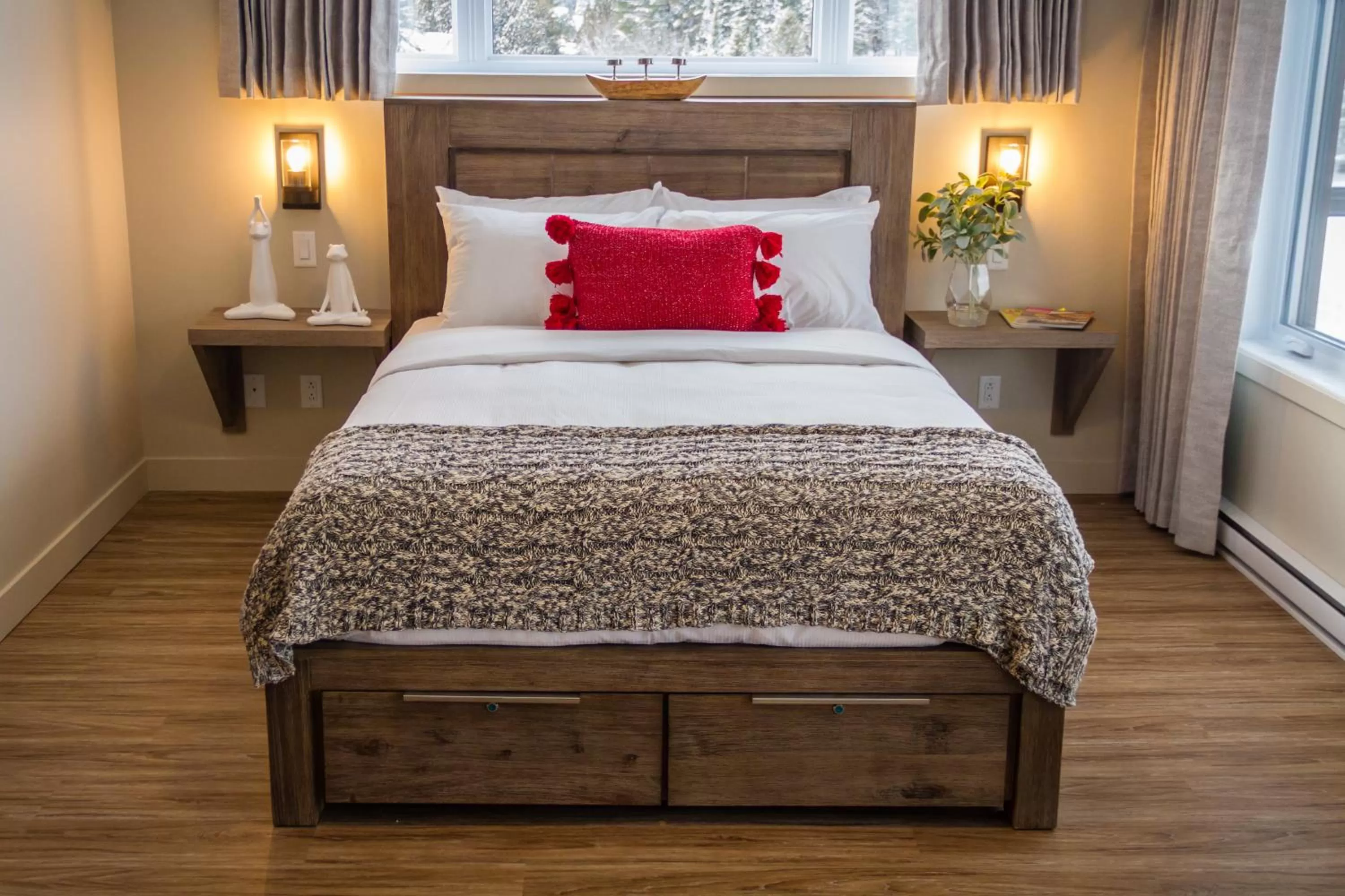 Bed in Le Viking Resort