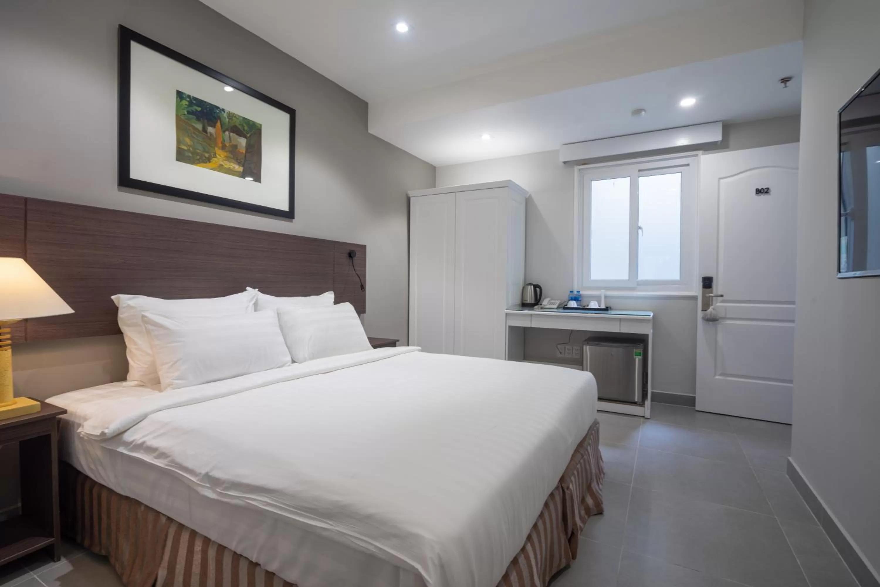 Bedroom, Bed in Park Hill Hotel - Phu My Hung