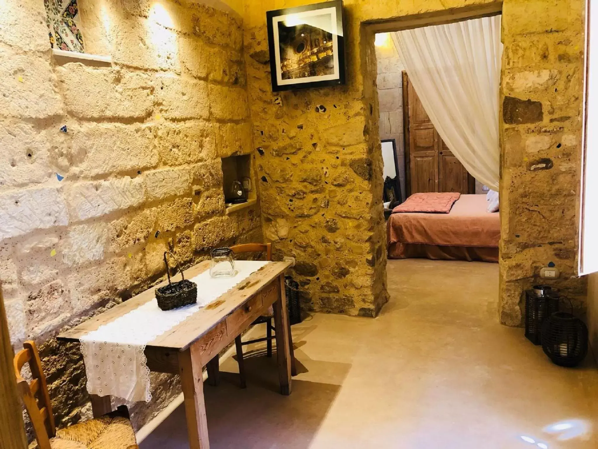 Dining area, Bathroom in Borgo in corte