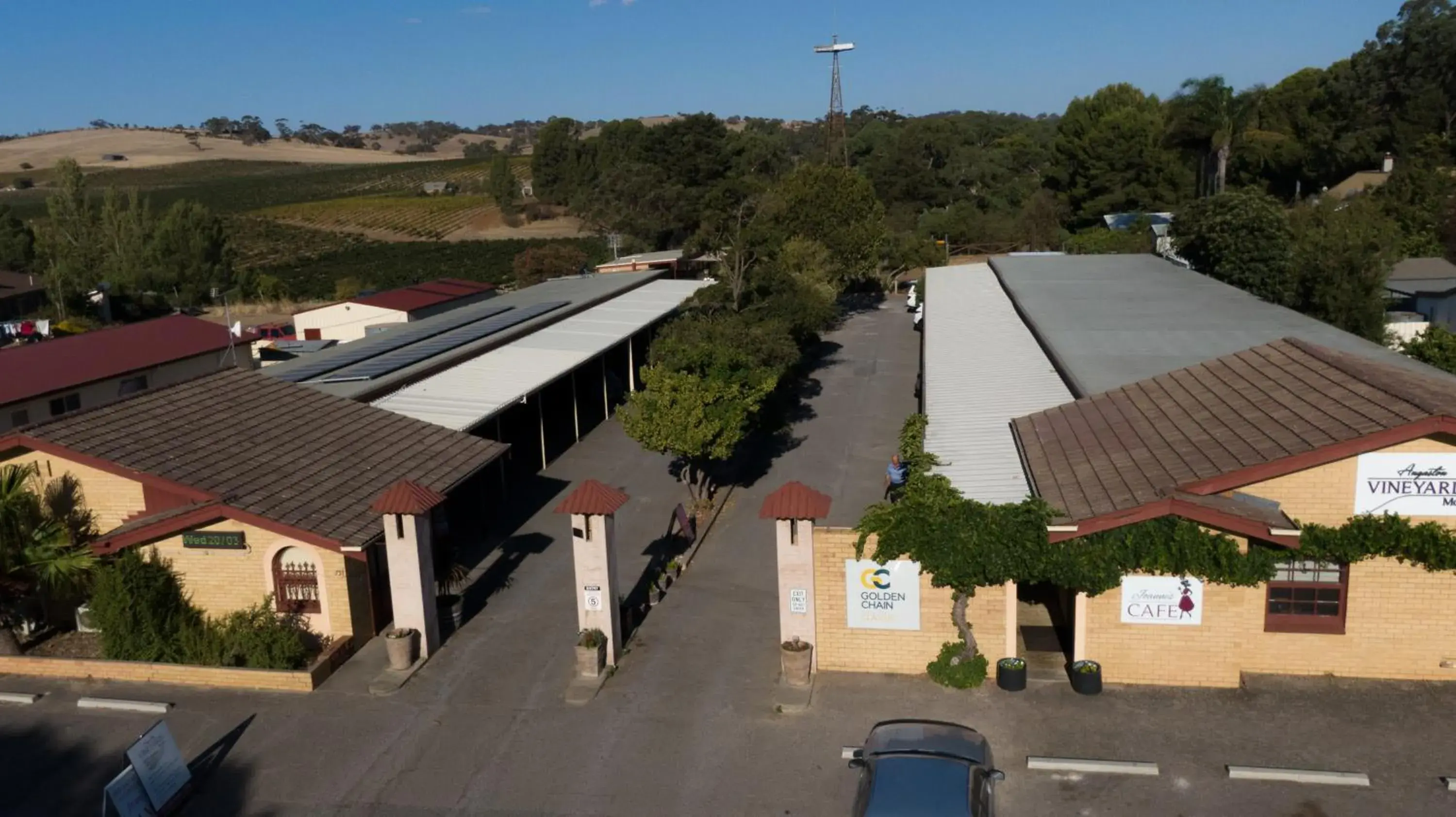 Bird's eye view in Angaston Vineyards Motel Bird's eye view in Angaston Vineyards Motel