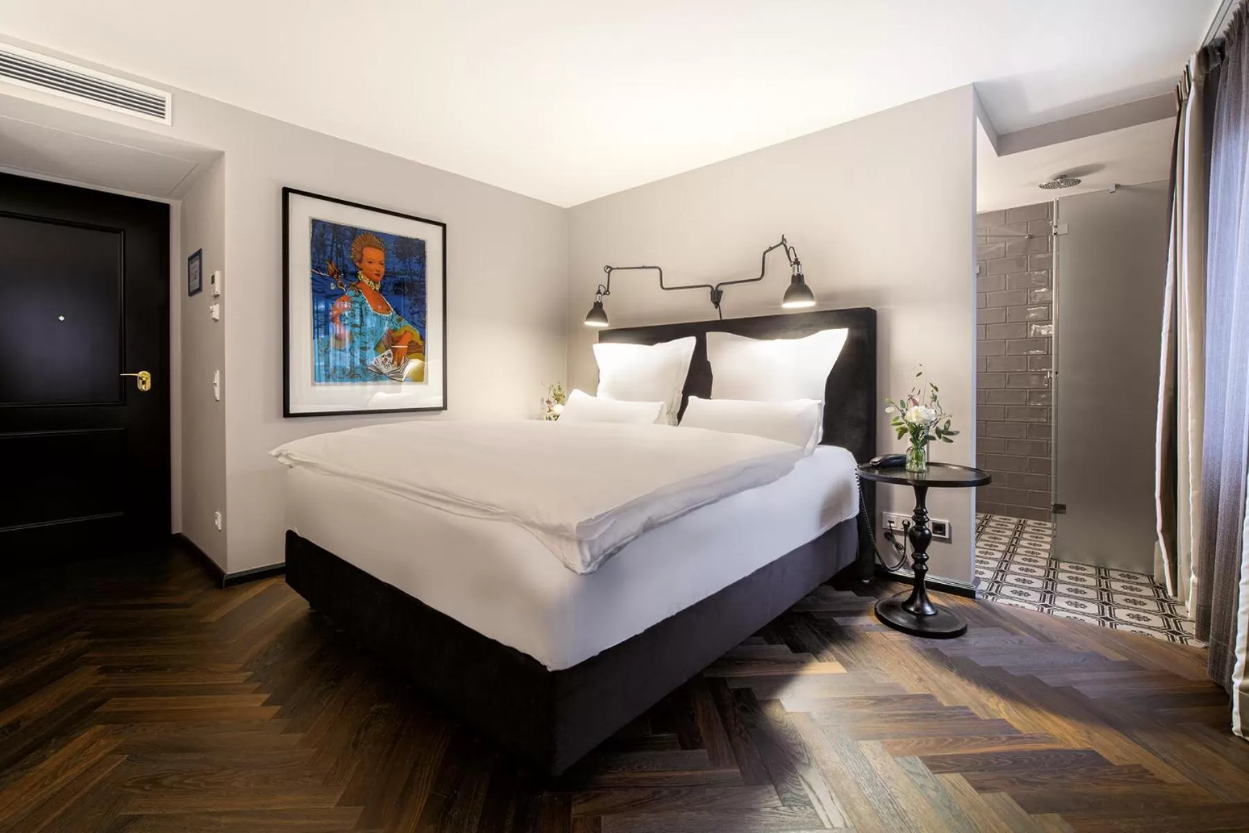 Bedroom, Bed in Prevôt Restaurant & Hotel