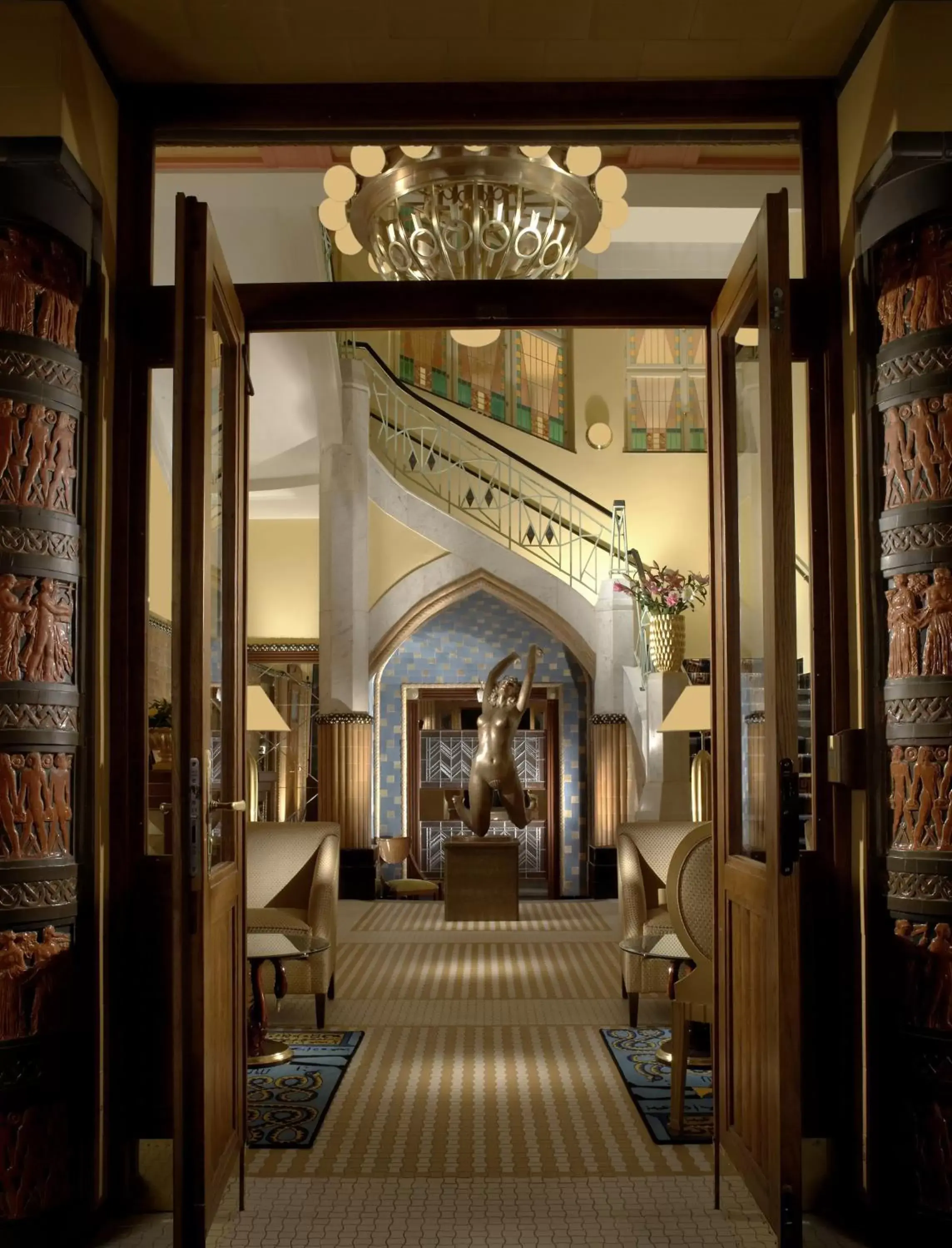 Lobby or reception in Art Deco Imperial Hotel