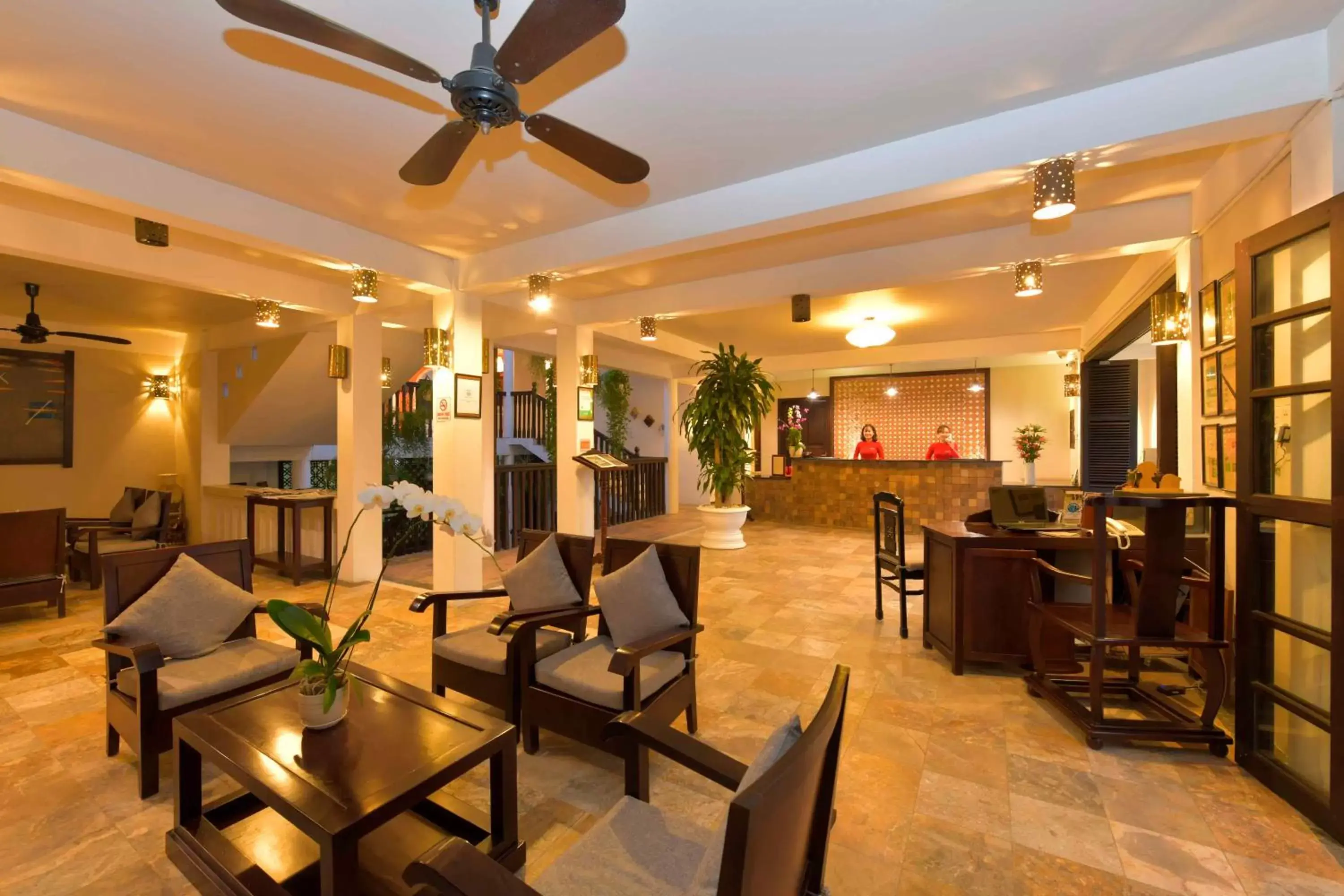Lobby or reception, Lounge/Bar in Hoi An Ancient House Resort & Spa