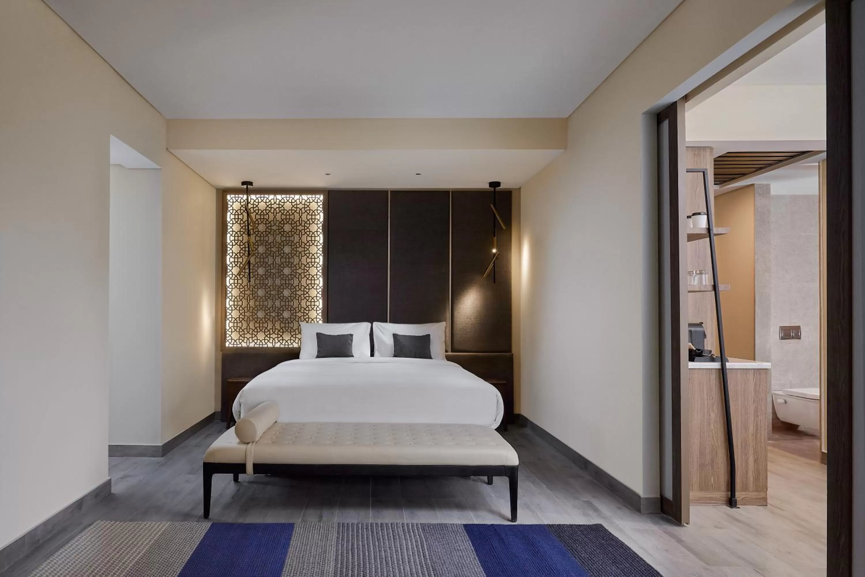 Bed in Hyatt Regency Cairo West