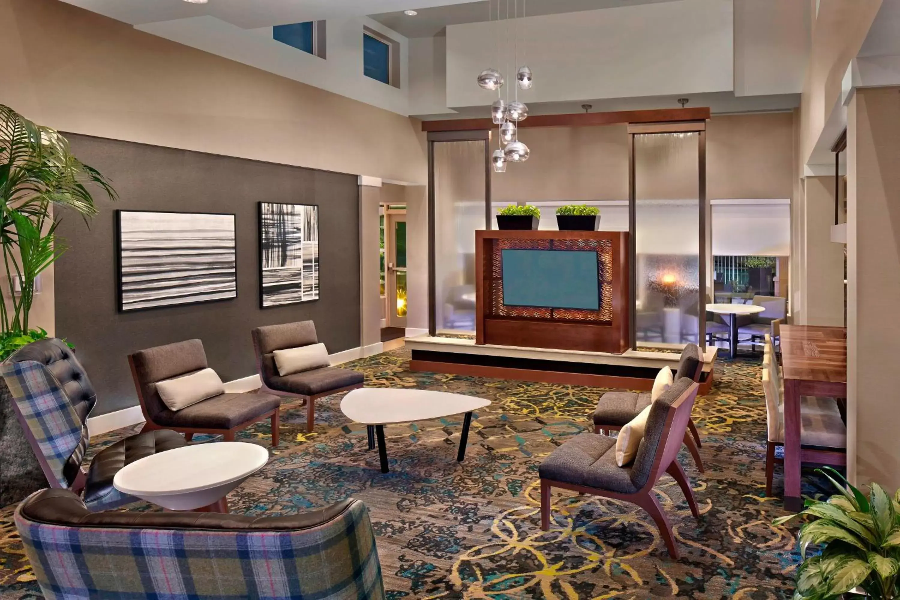 Lobby or reception, Lounge/Bar in Residence Inn Orlando Lake Mary