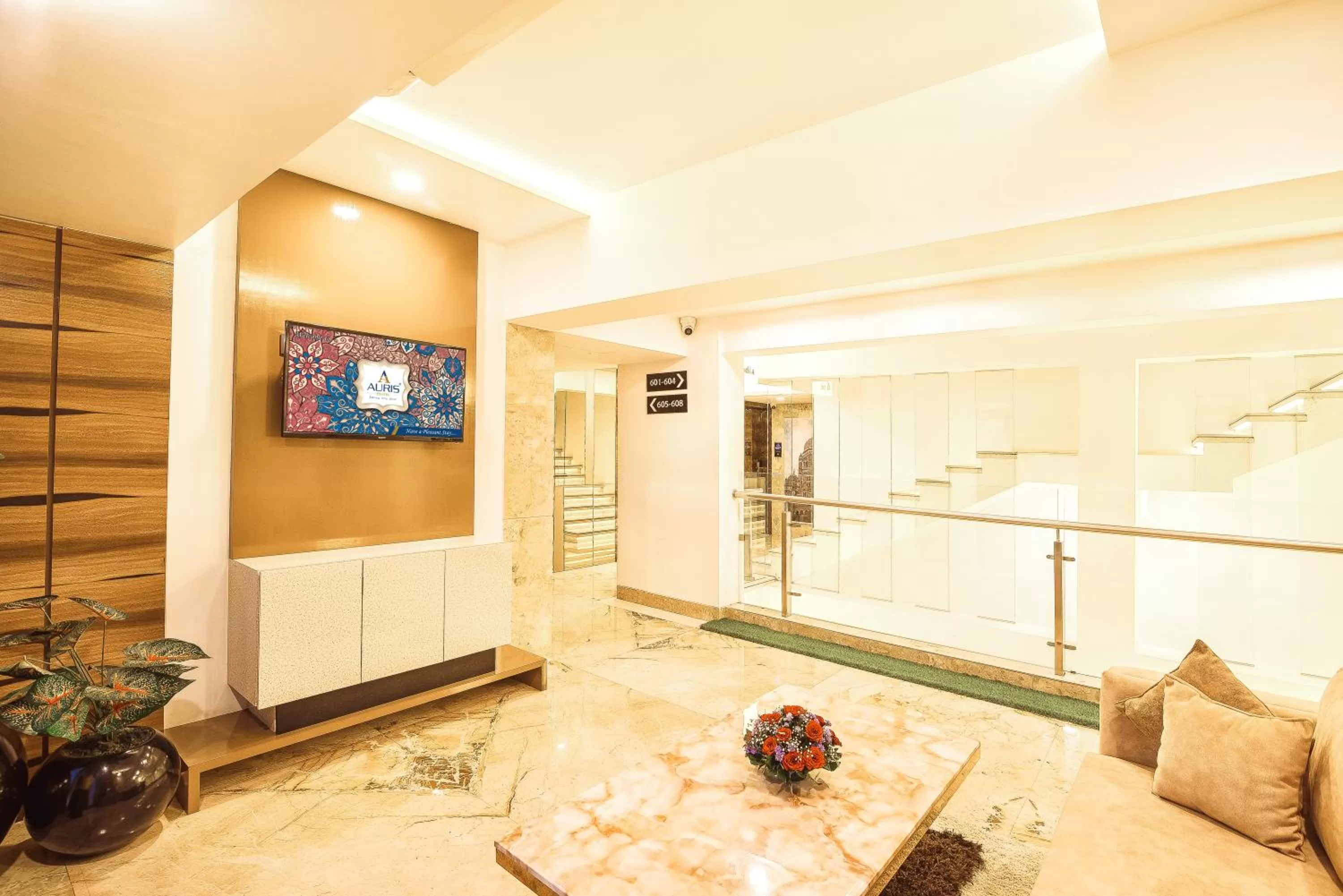 Lobby or reception in Hotel Auris & Banquets, Mumbai International Airport