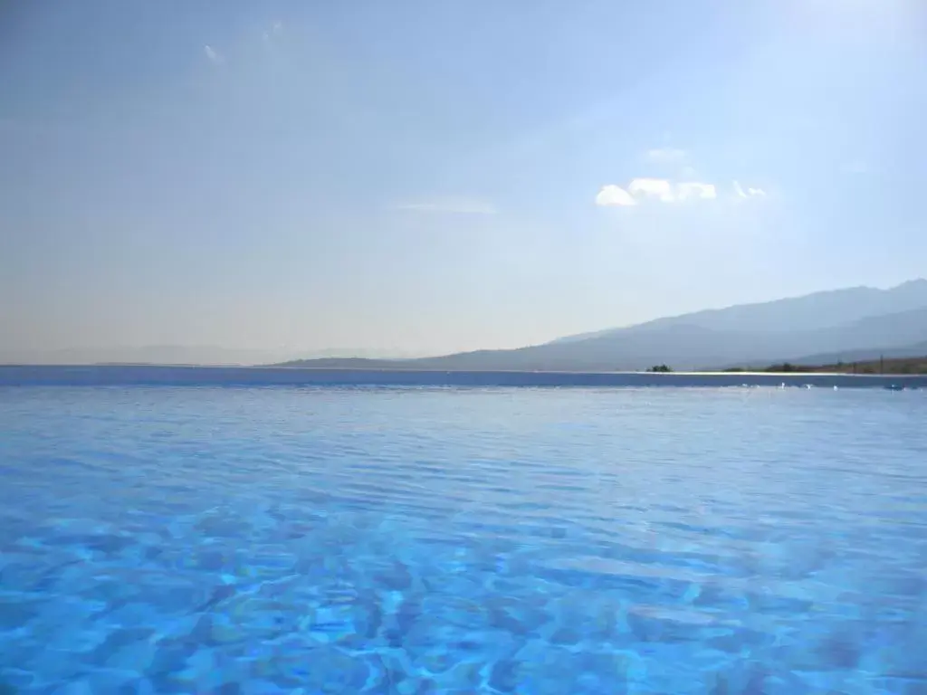 Pool view in B&B La Petrosa