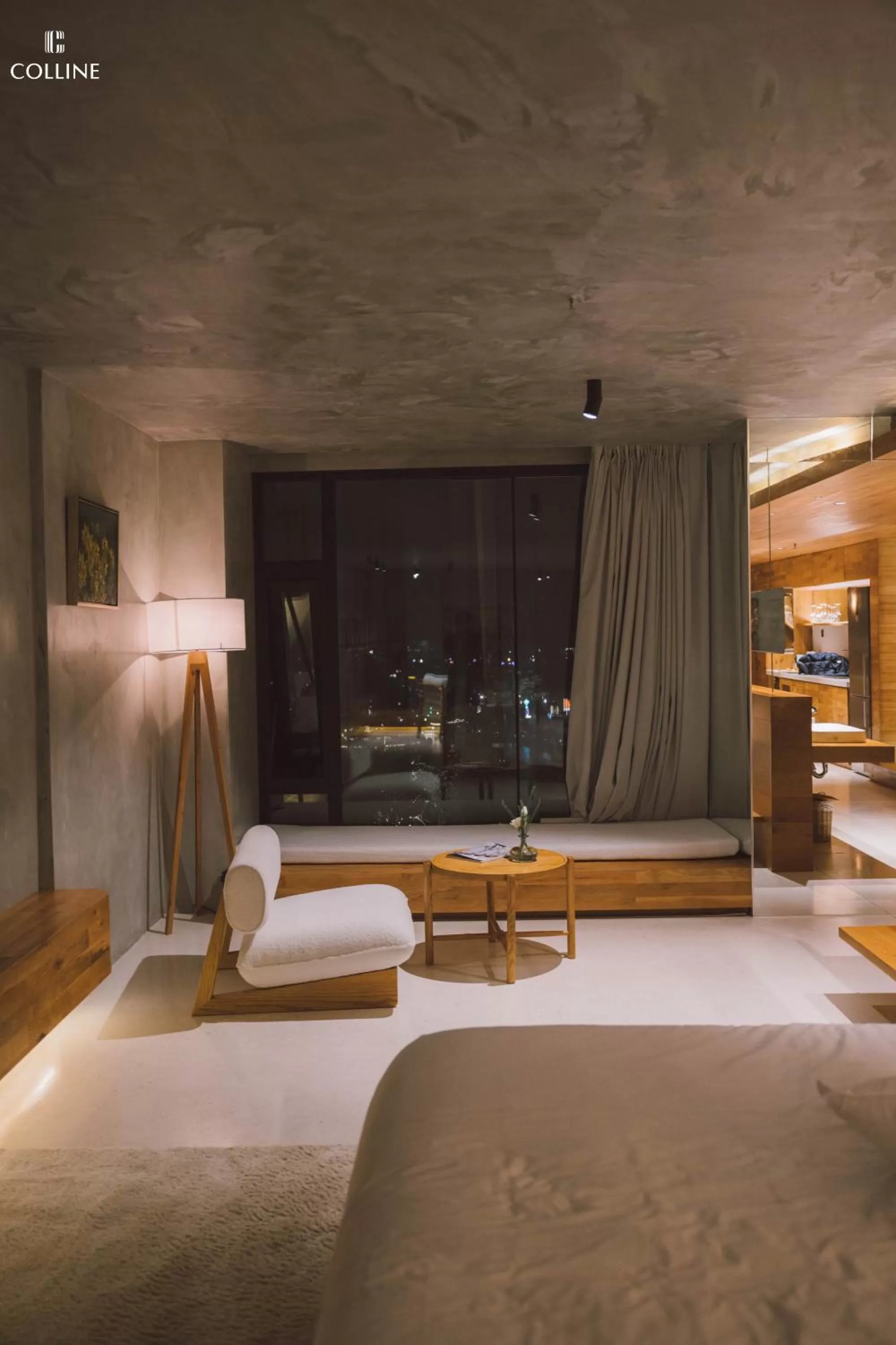 View (from property/room), Bed in Colline Dalat