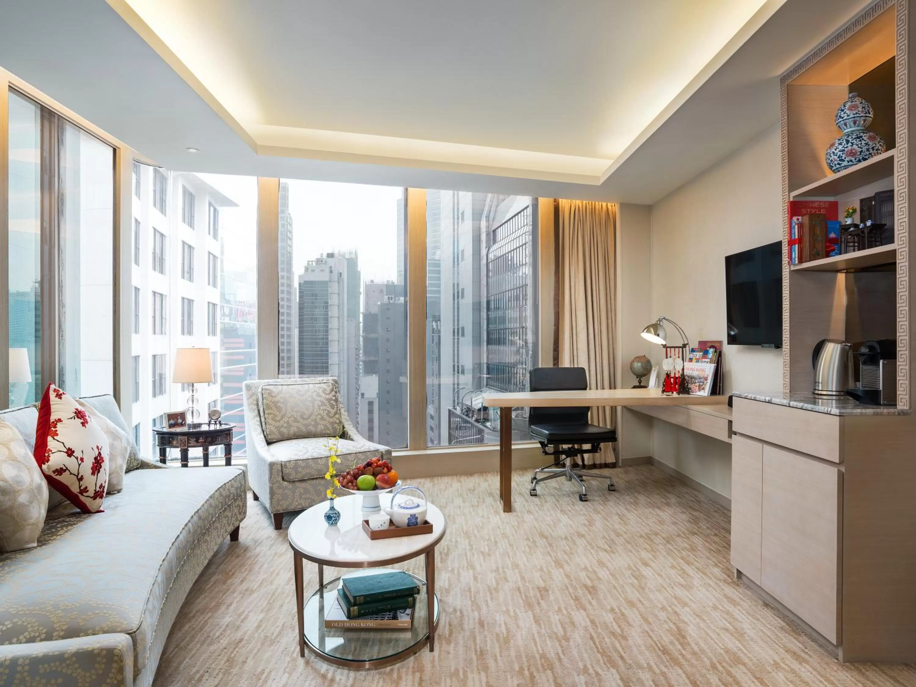 Living room in The Pottinger Hong Kong