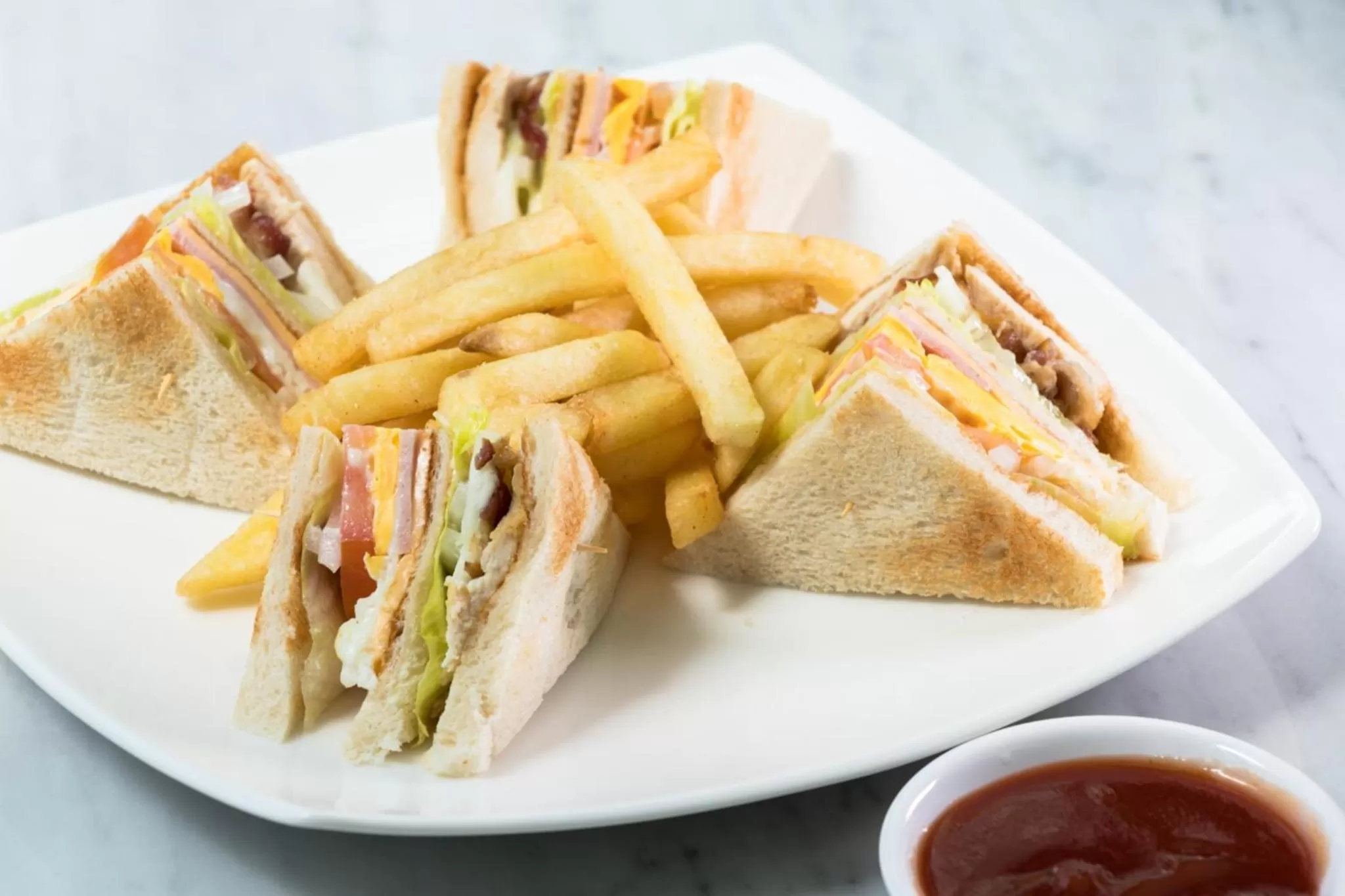 Food close-up in P Plus Hotel