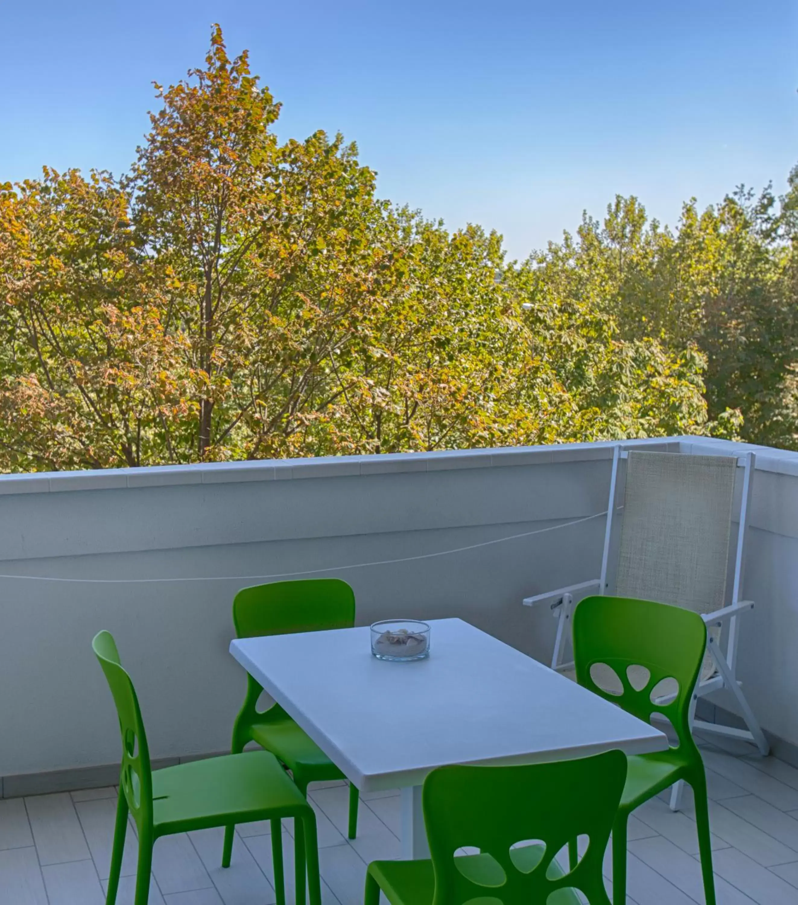 Balcony/Terrace in Nero D'Avorio Aparthotel & SPA