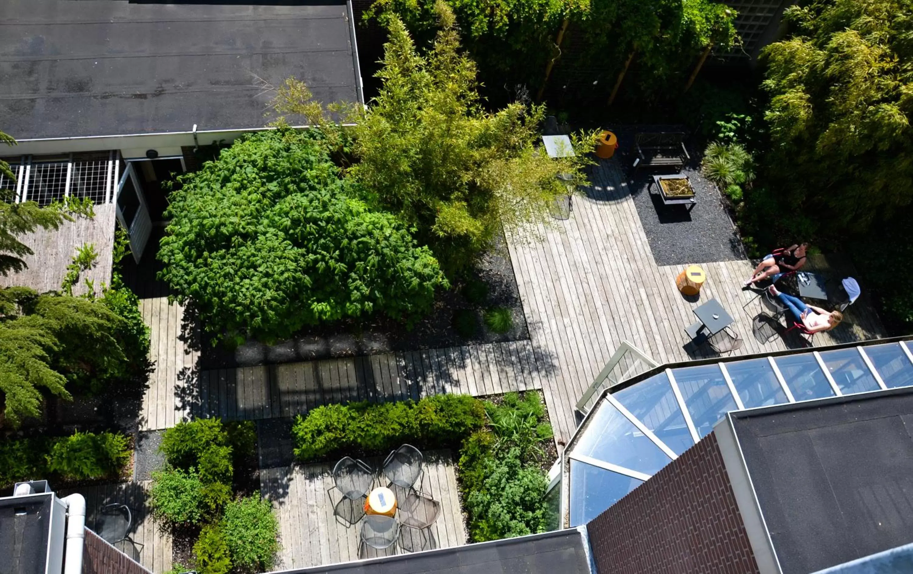 Garden view, Bird's-eye View in Conscious Hotel Museum Square