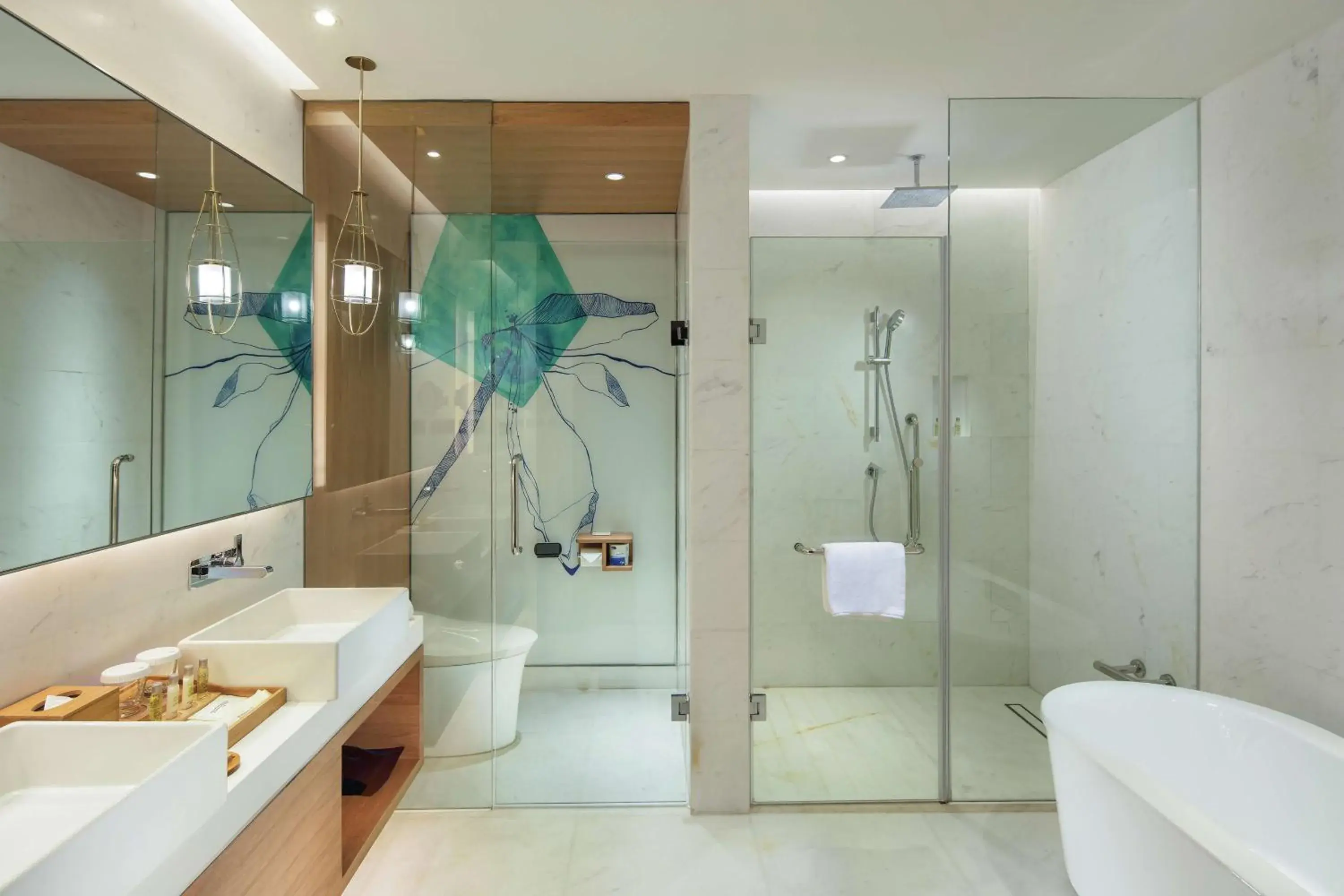 Bathroom in Hilton Garden Inn Shanghai Hongqiao NECC Bathroom in Hilton Garden Inn Shanghai Hongqiao NECC