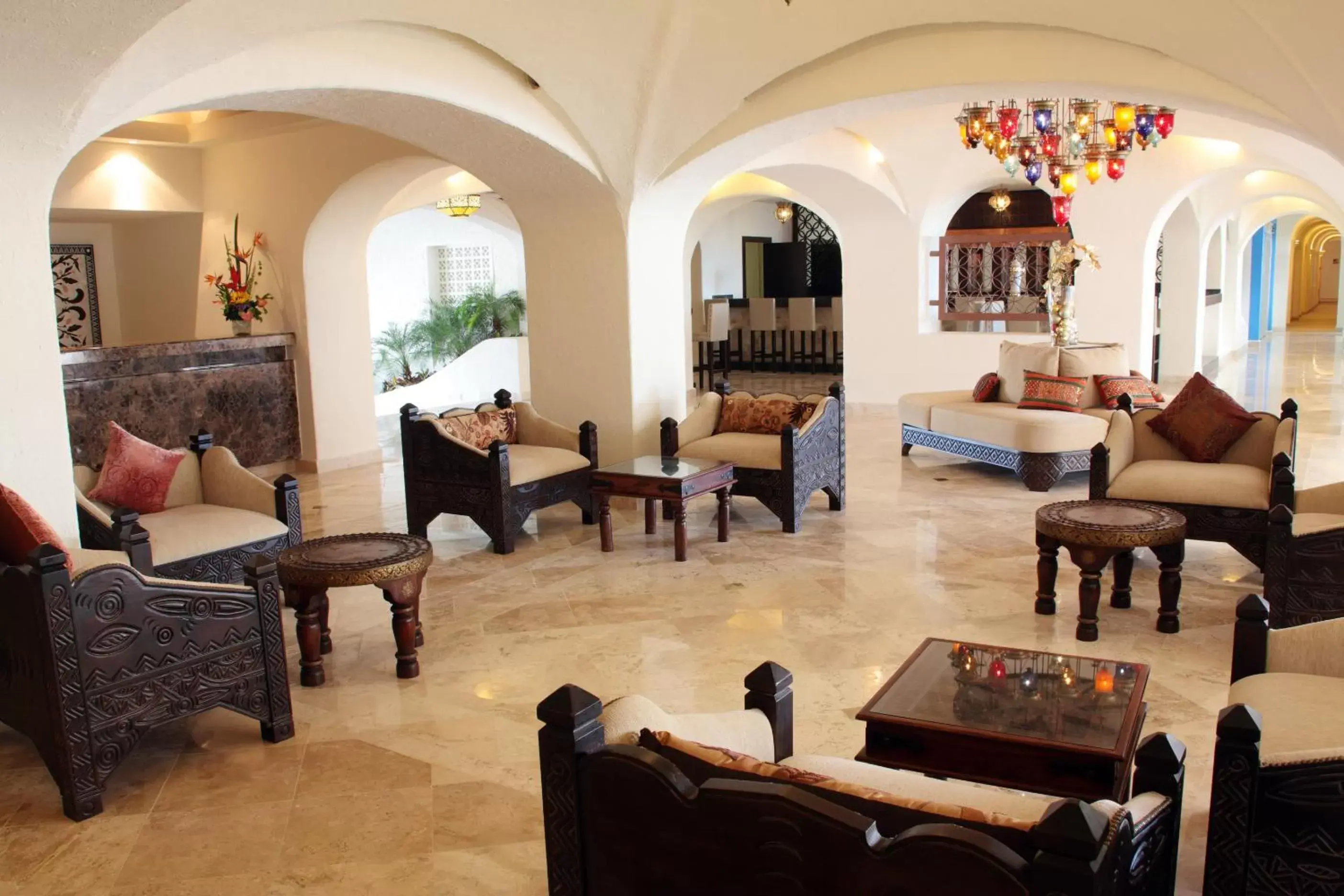 Lobby or reception, Restaurant/Places to Eat in GR Caribe Deluxe By Solaris All Inclusive