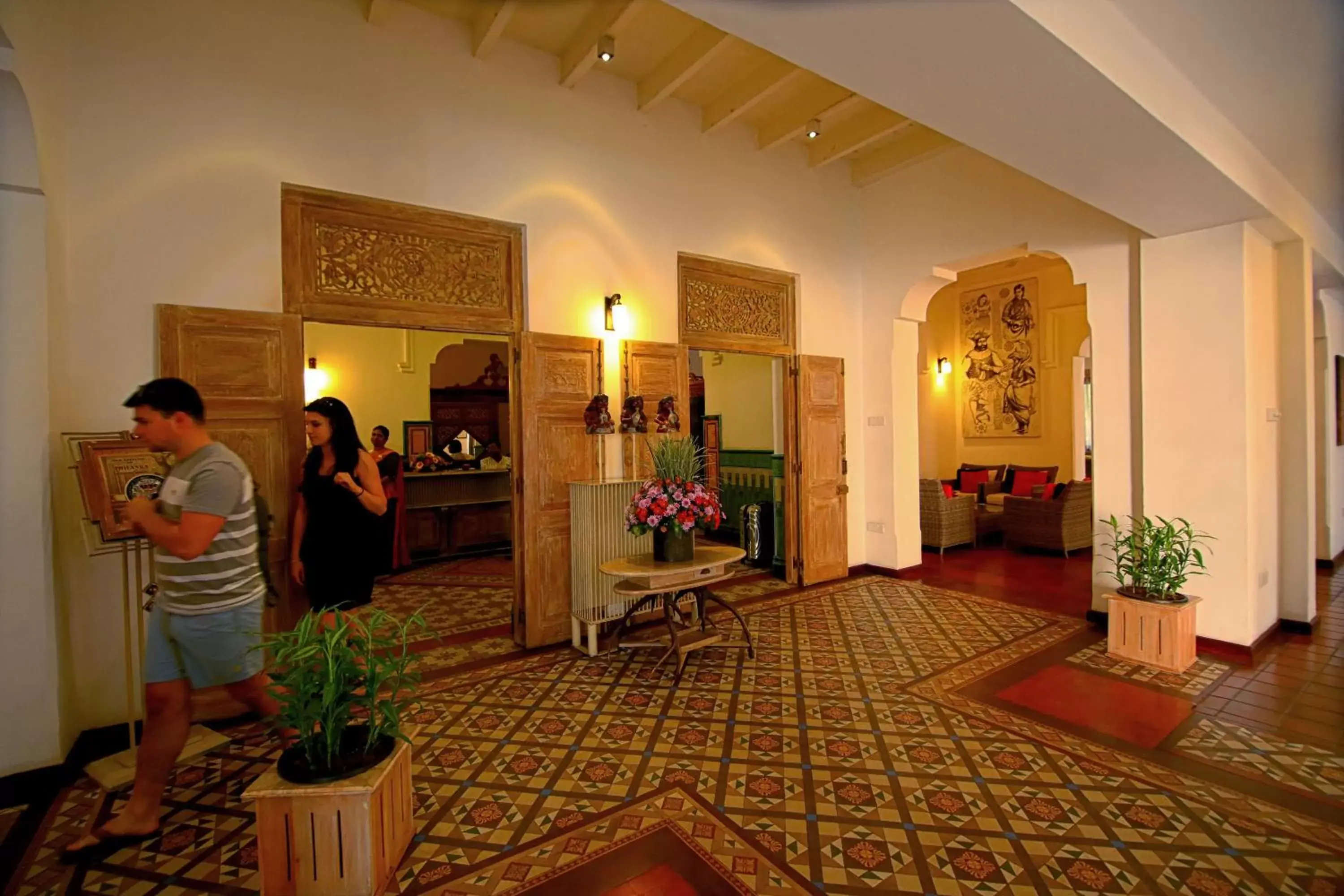 Lobby or reception in Thilanka Hotel