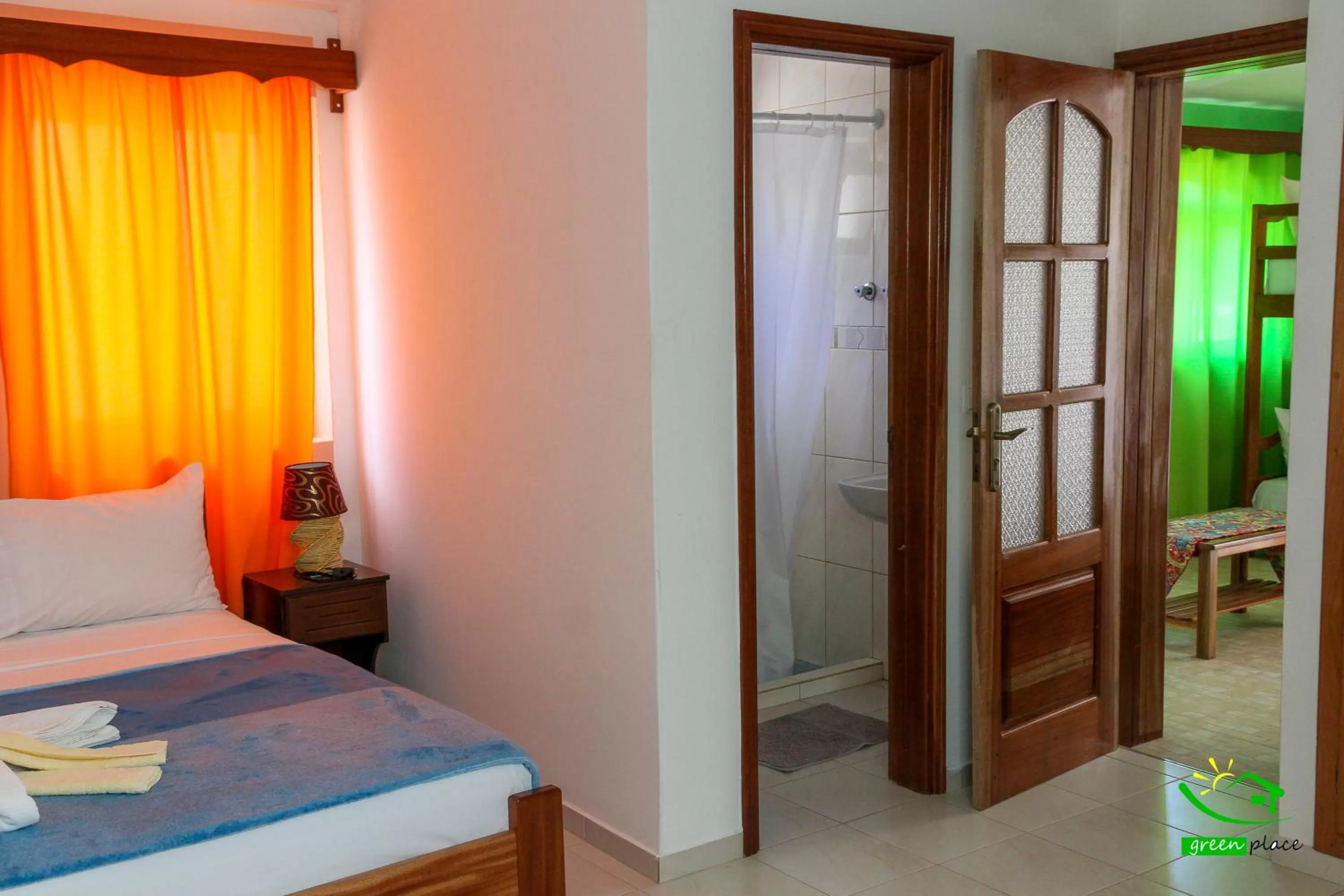 Bed in Pousada Green Place