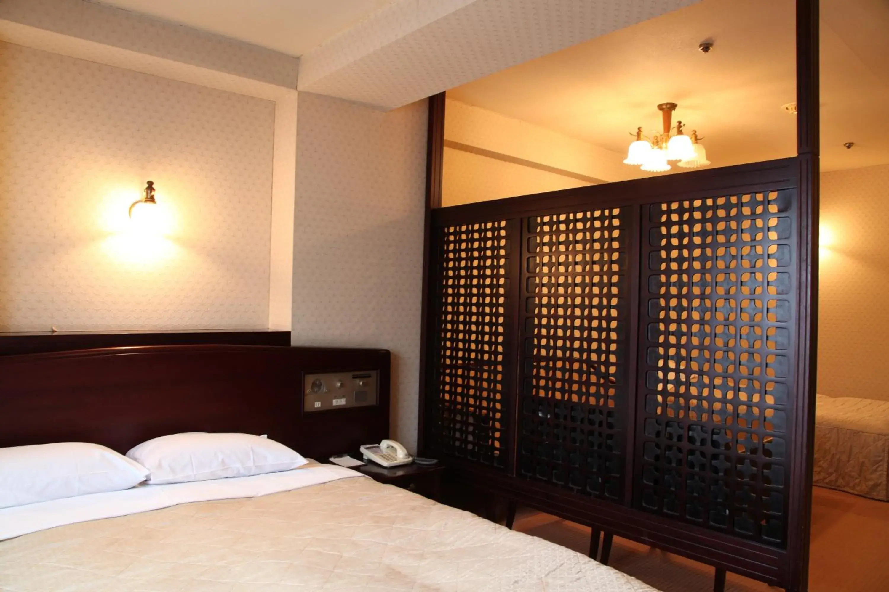 Bed in Morioka Grand Hotel Annex