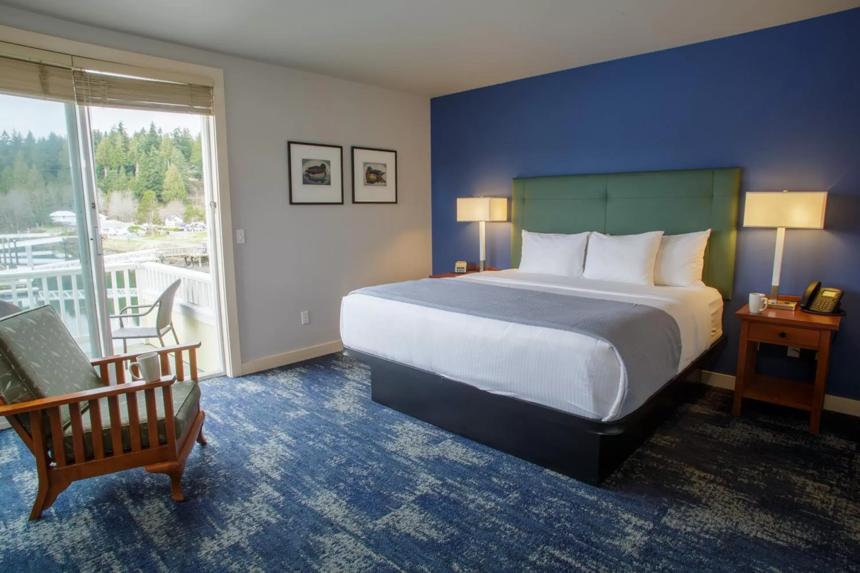 View (from property/room), Bed in Resort at Port Ludlow