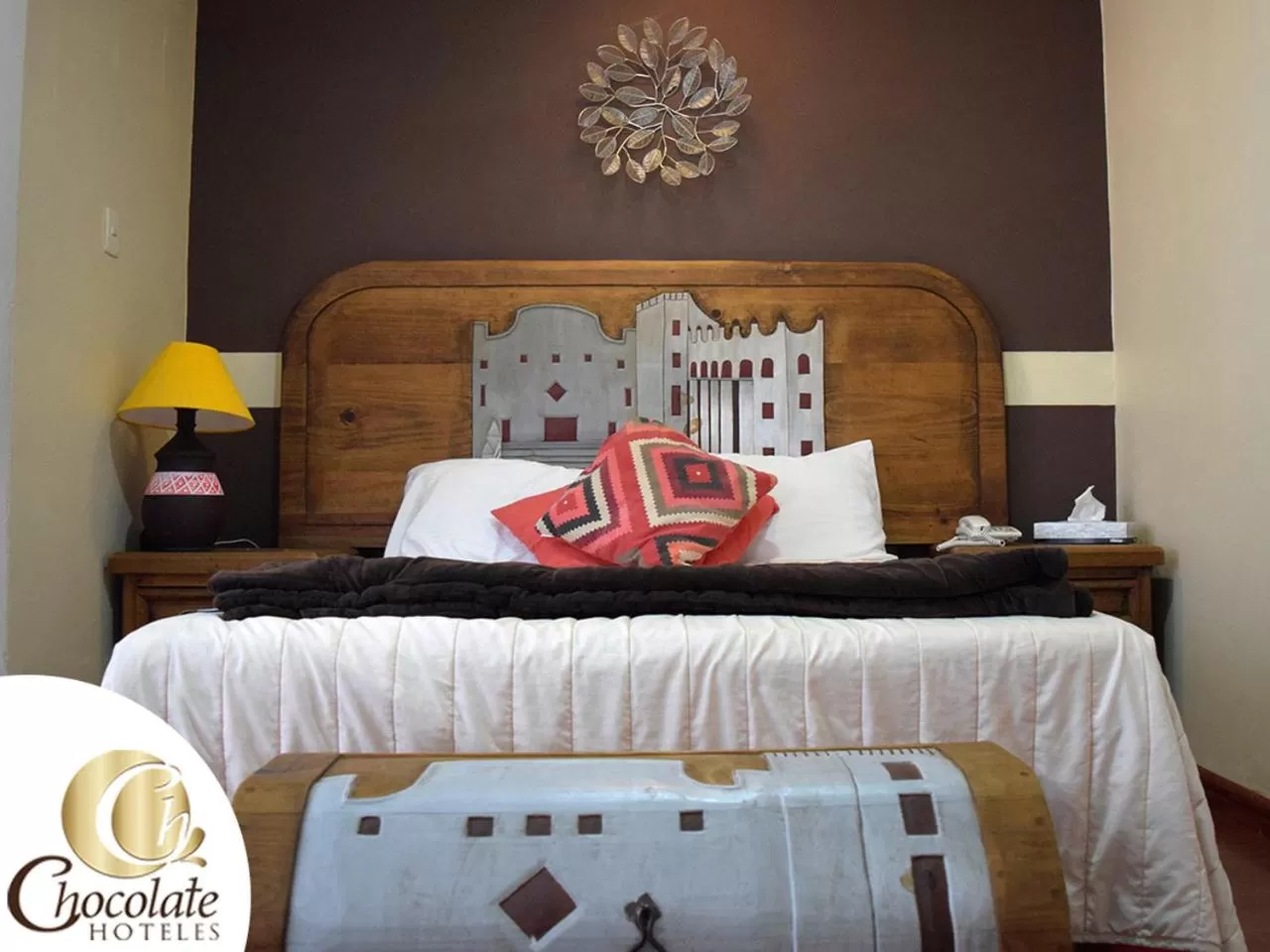 Bed in Hotel Chocolate Tradicional