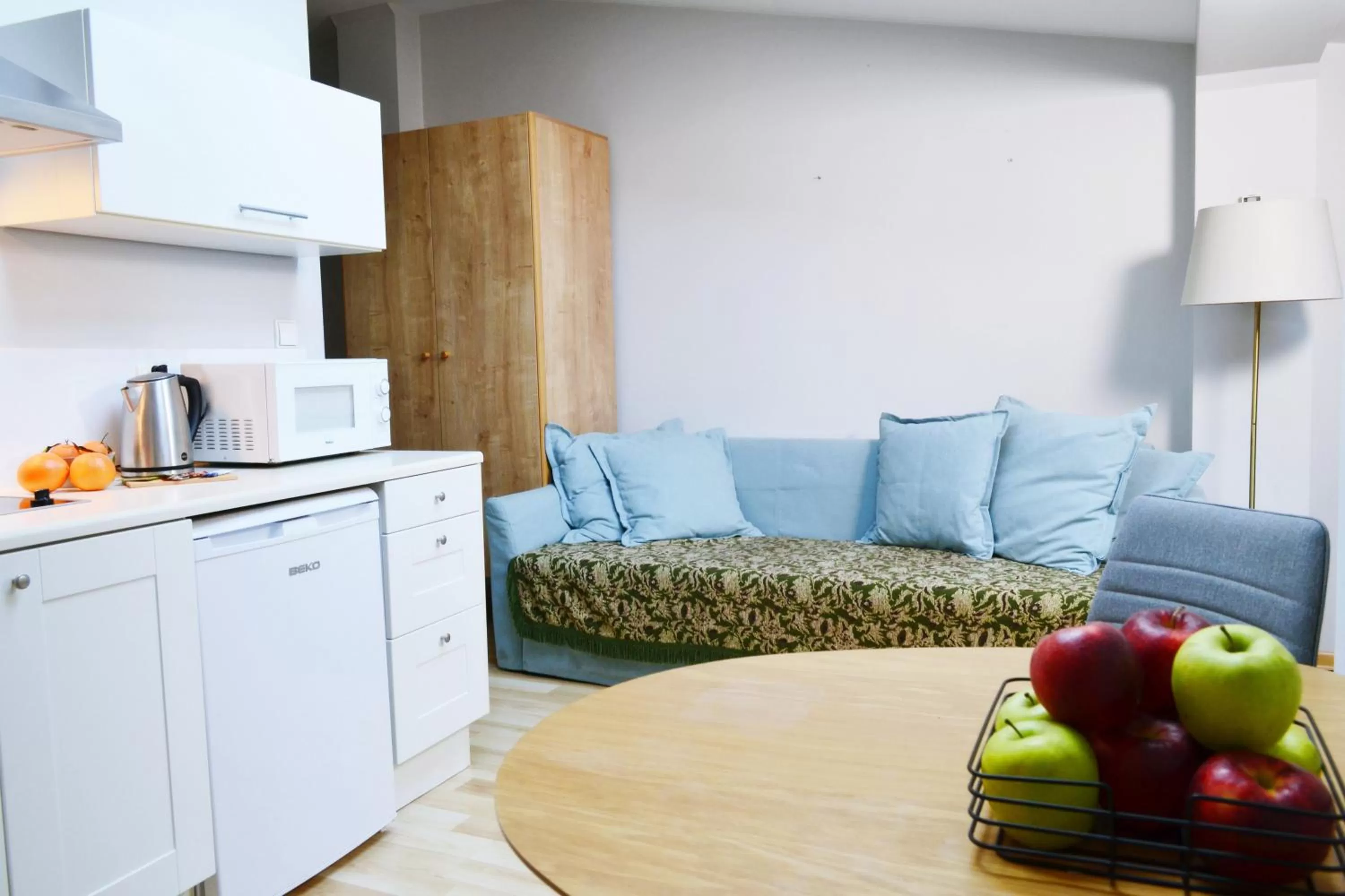 Seating Area in 21 Floriańska Street Apartments