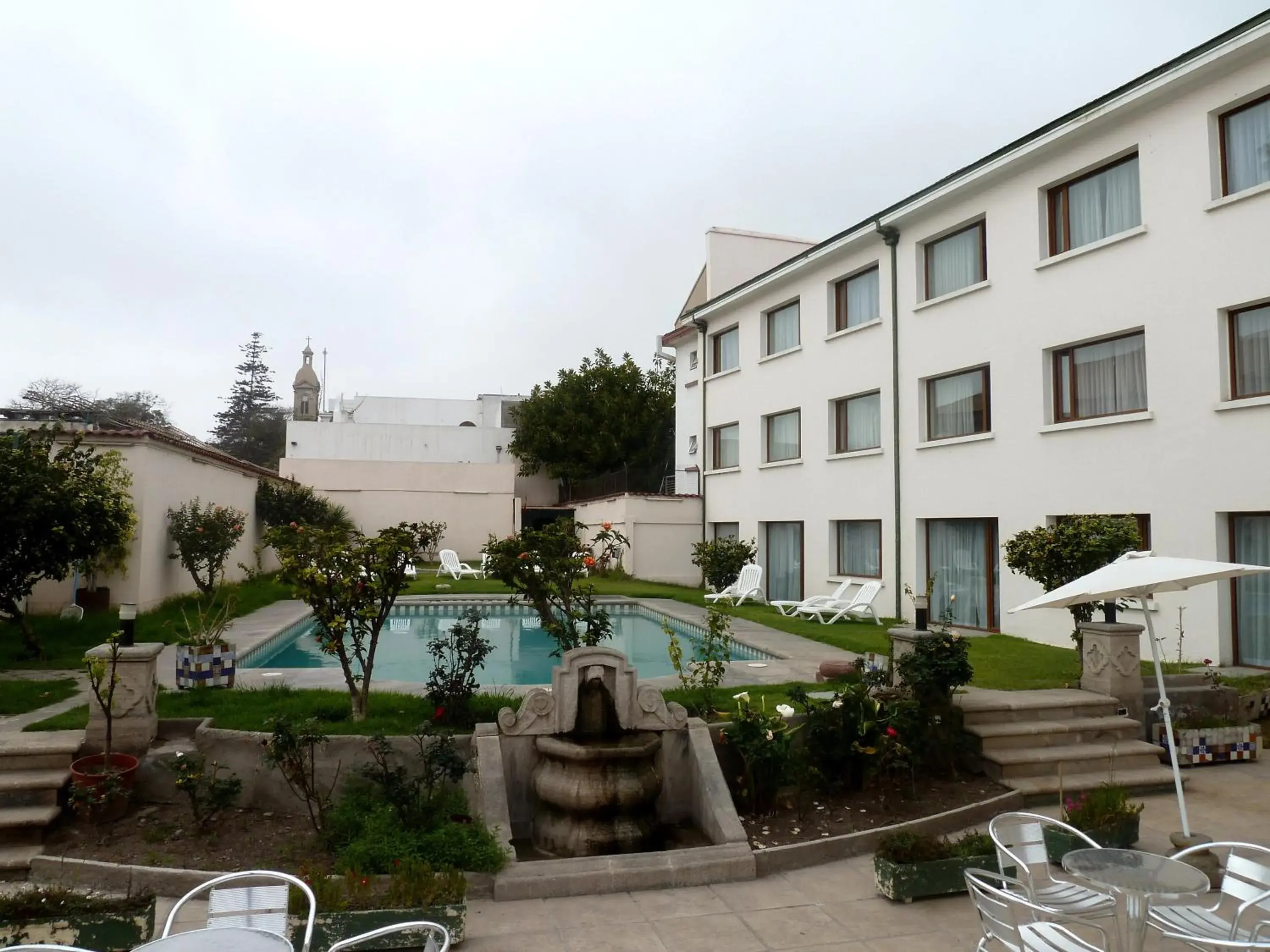 Swimming pool, Property Building in Hotel Francisco De Aguirre