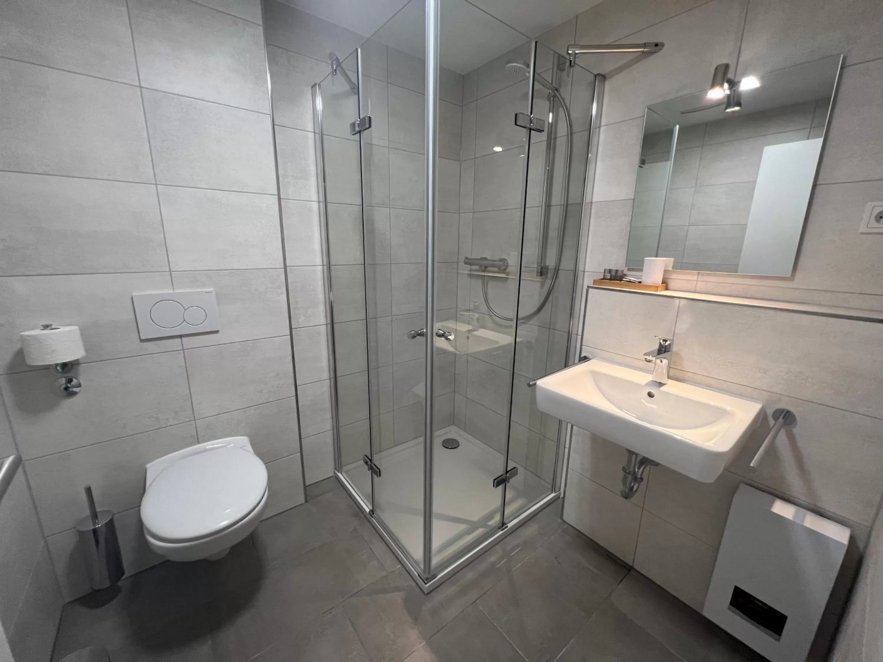 Toilet in Hotel am Rathaus Adii