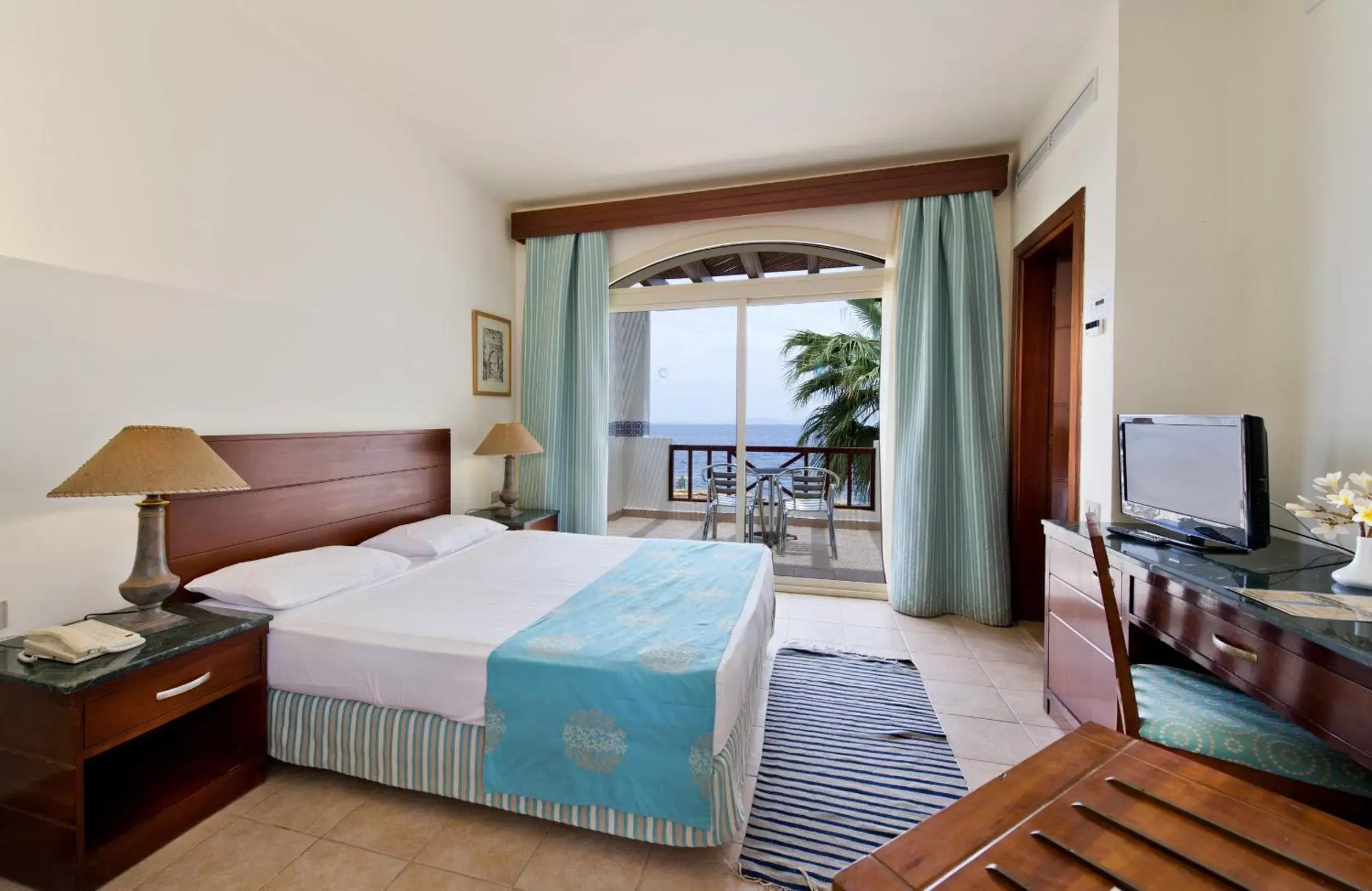 Balcony/Terrace, Bed in Amphoras Blu - Ultra All Inclusive Balcony/Terrace, Bed in Amphoras Blu - Ultra All Inclusive