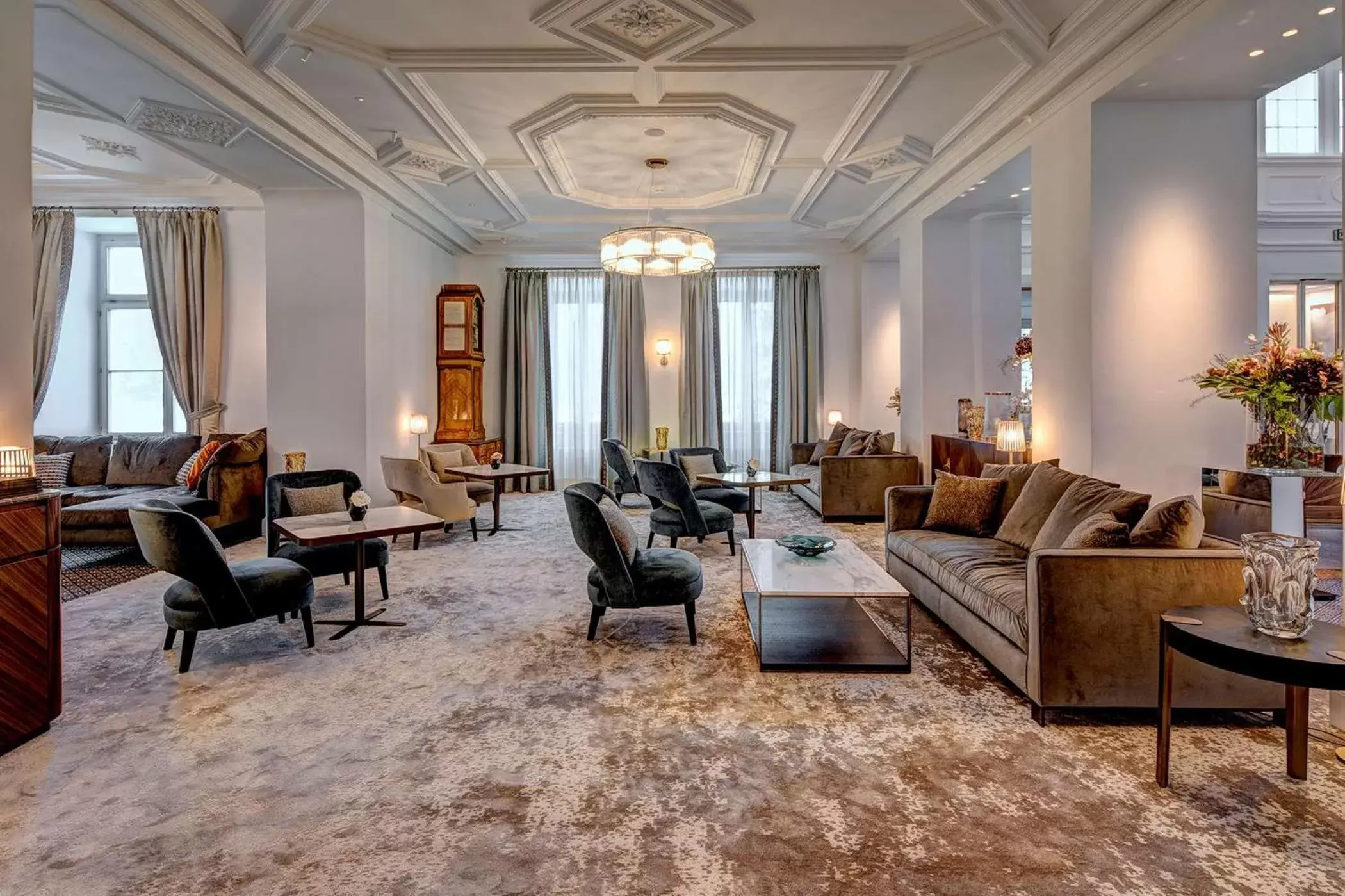 Lobby or reception, Seating Area in Grand Hotel des Bains Kempinski