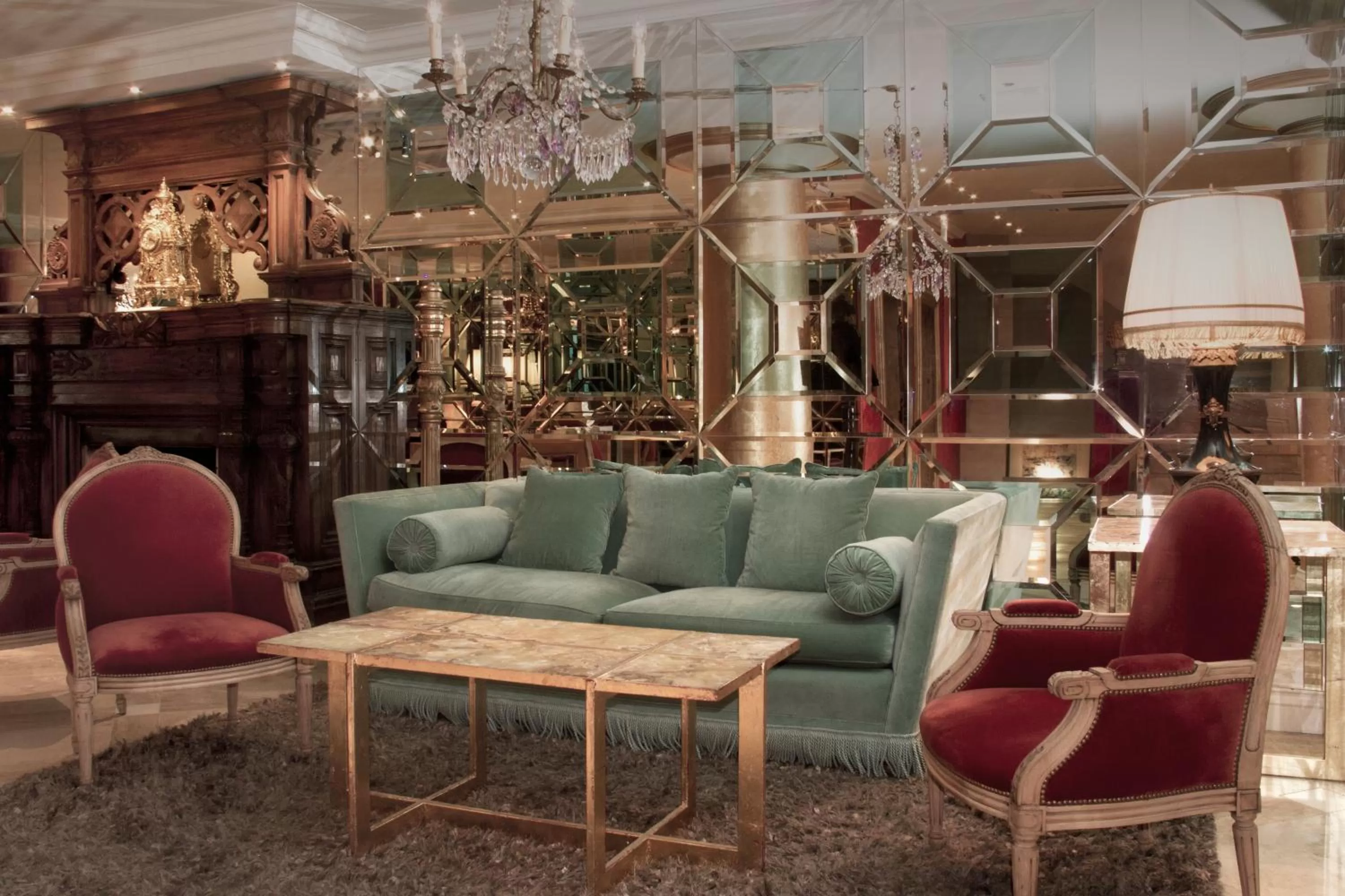 Lobby or reception in Huentala Hotel