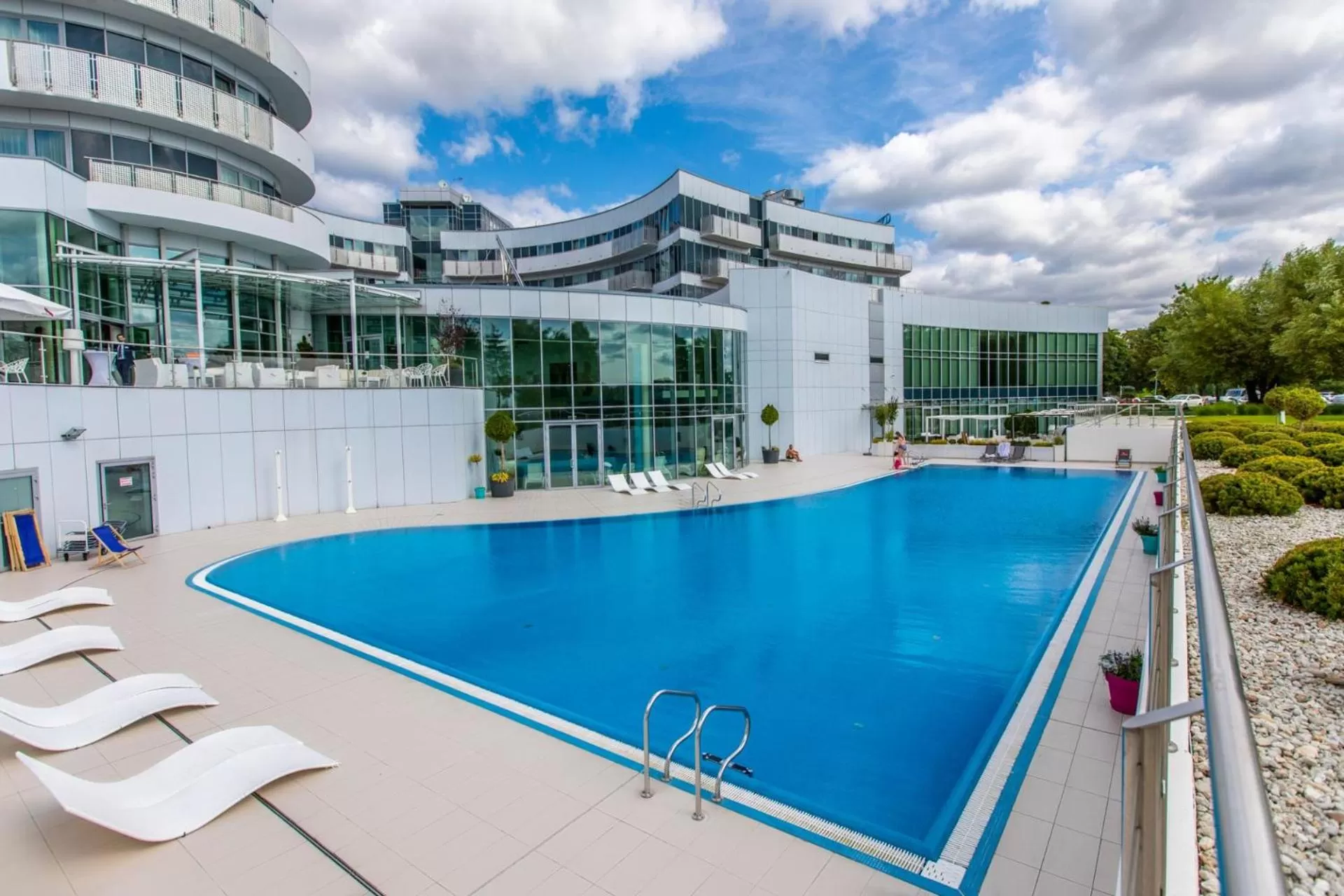 Swimming pool in Copernicus Toruń Hotel