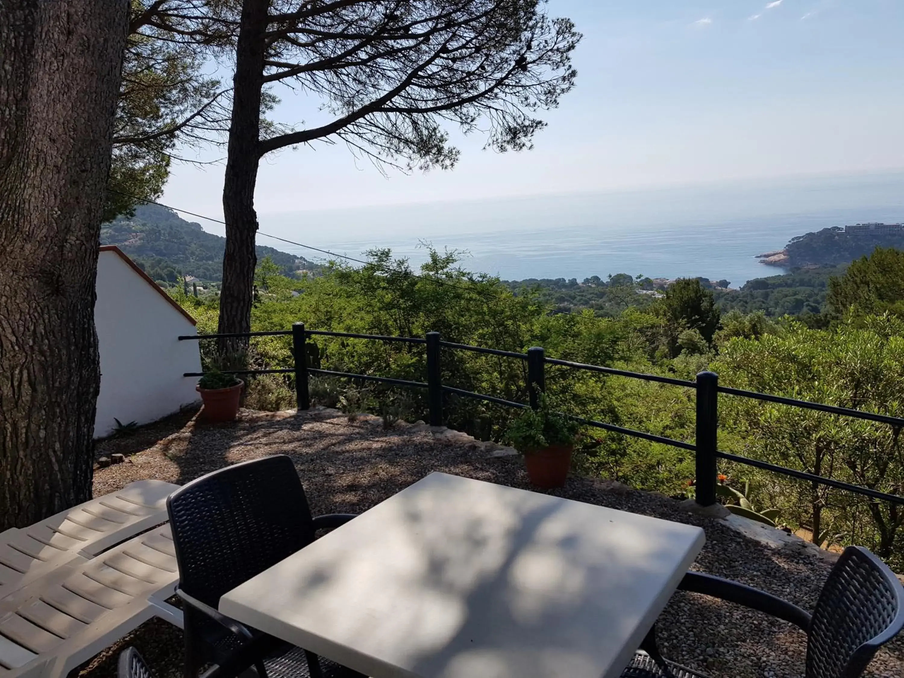 Balcony/Terrace in Hostal Sa Barraca - Adults Only