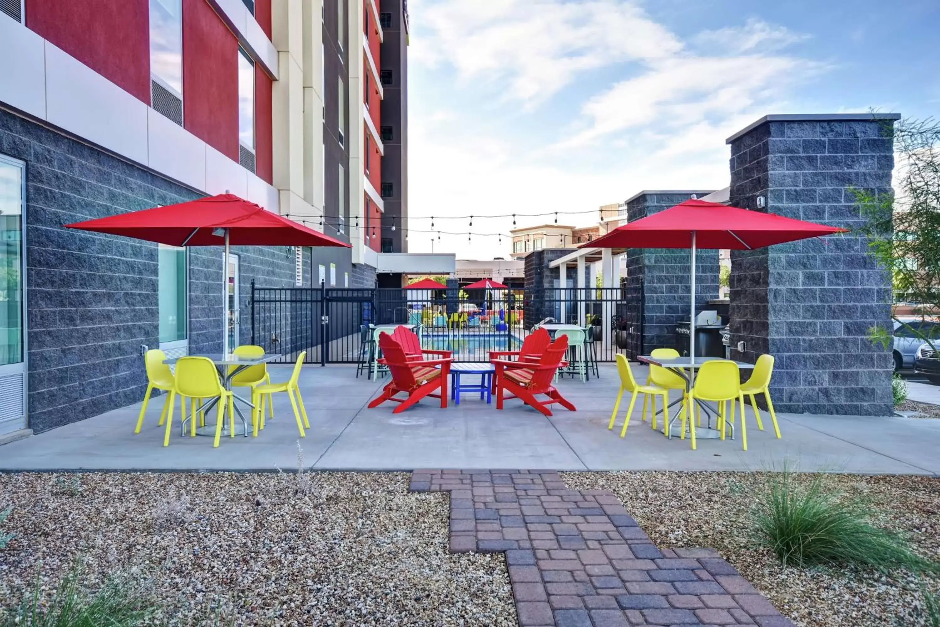 Patio, Children's Play Area in Home2 Suites by Hilton Gilbert