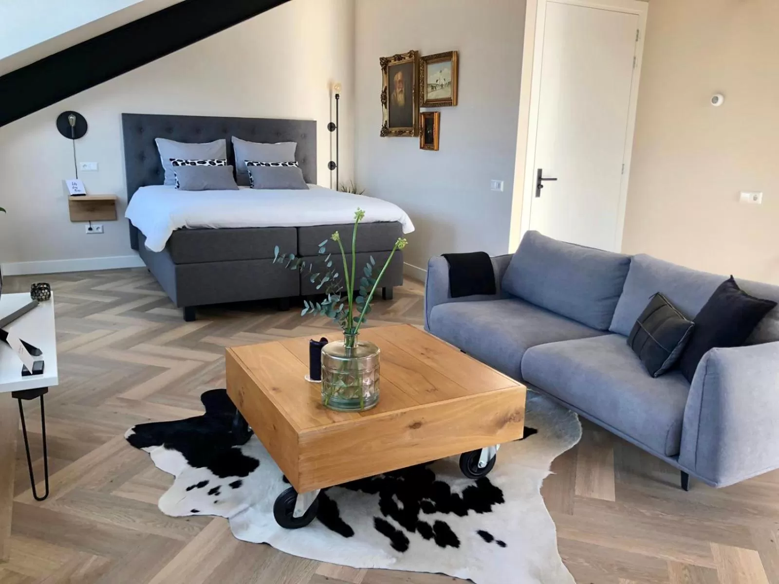 Deluxe Double Room with Bath in B&B de Cley