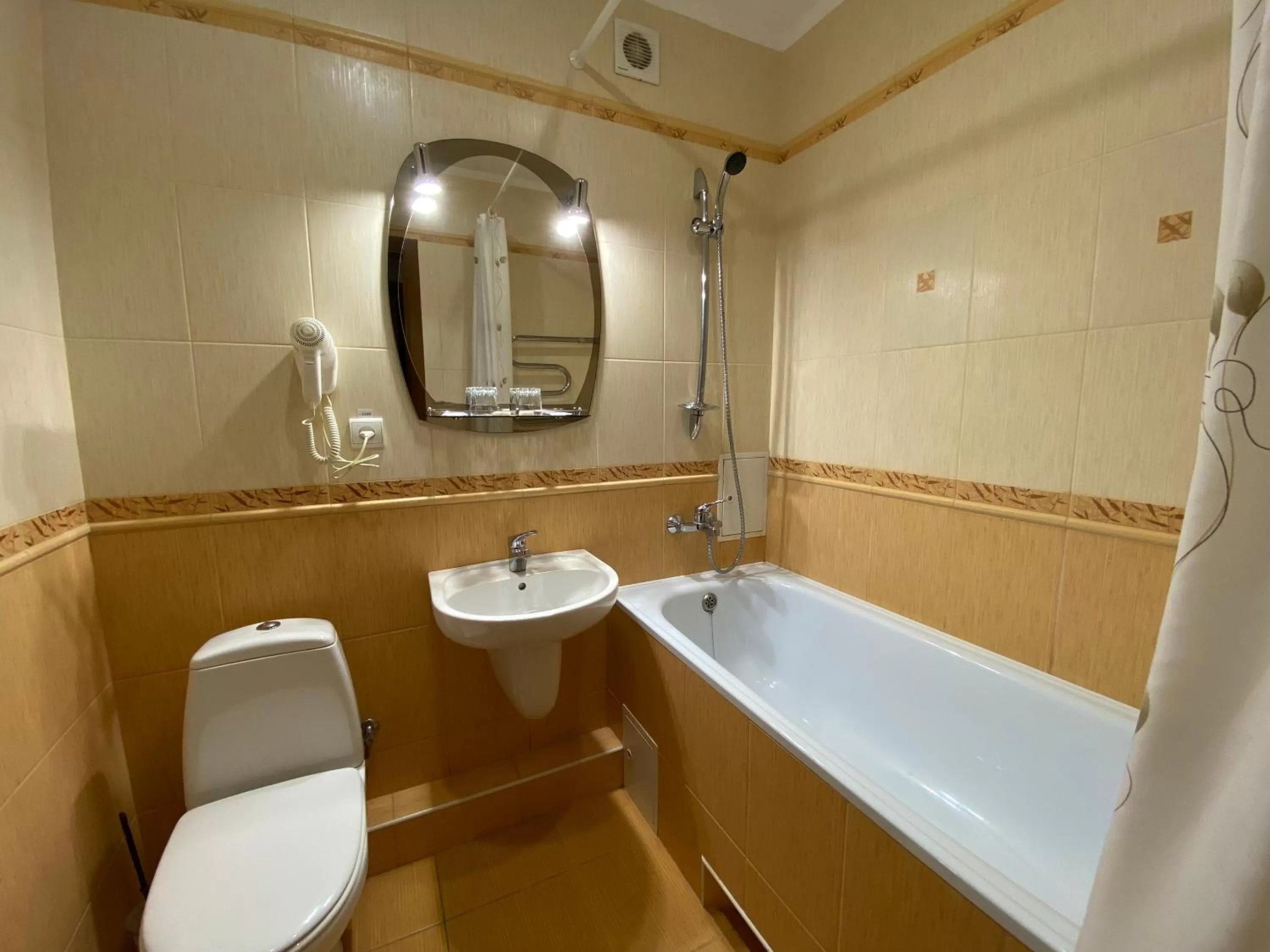 Bathroom in Dnipro Hotel