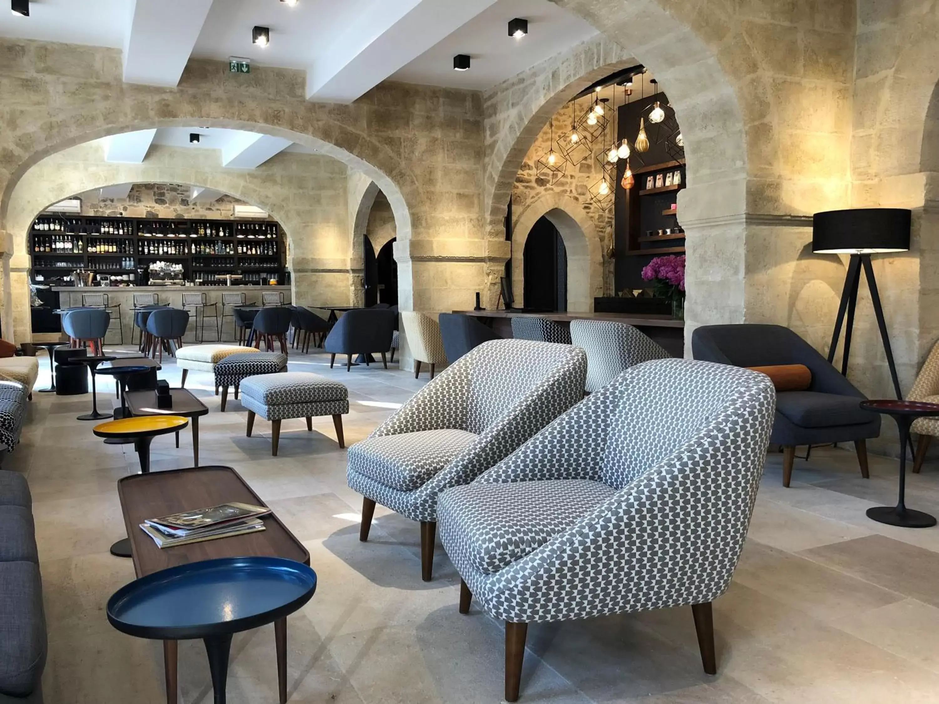 Lobby or reception, Lounge/Bar in Boutique Hôtel des Remparts & Spa