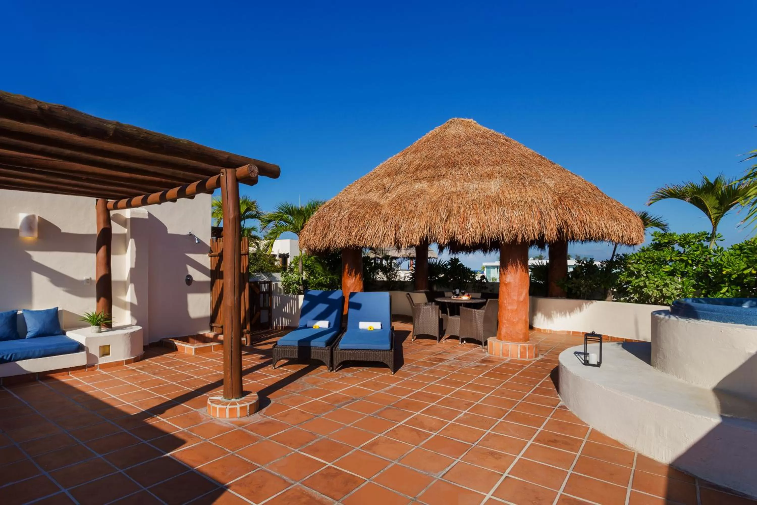 Patio in Porto Playa Condo Hotel and Beach Club