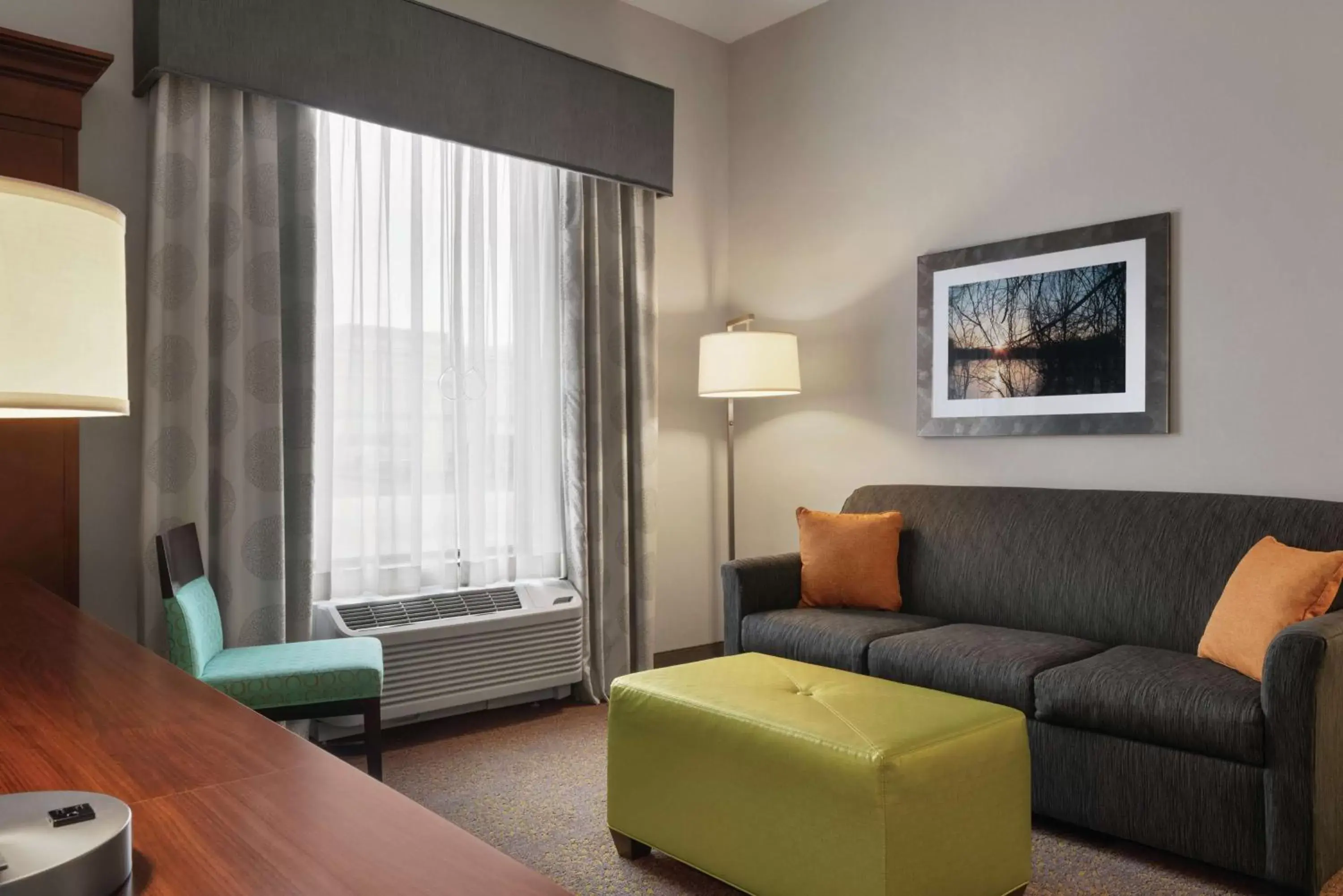 Living room in Hampton Inn & Suites Mishawaka/South Bend at Heritage Square Living room in Hampton Inn & Suites Mishawaka/South Bend at Heritage Square