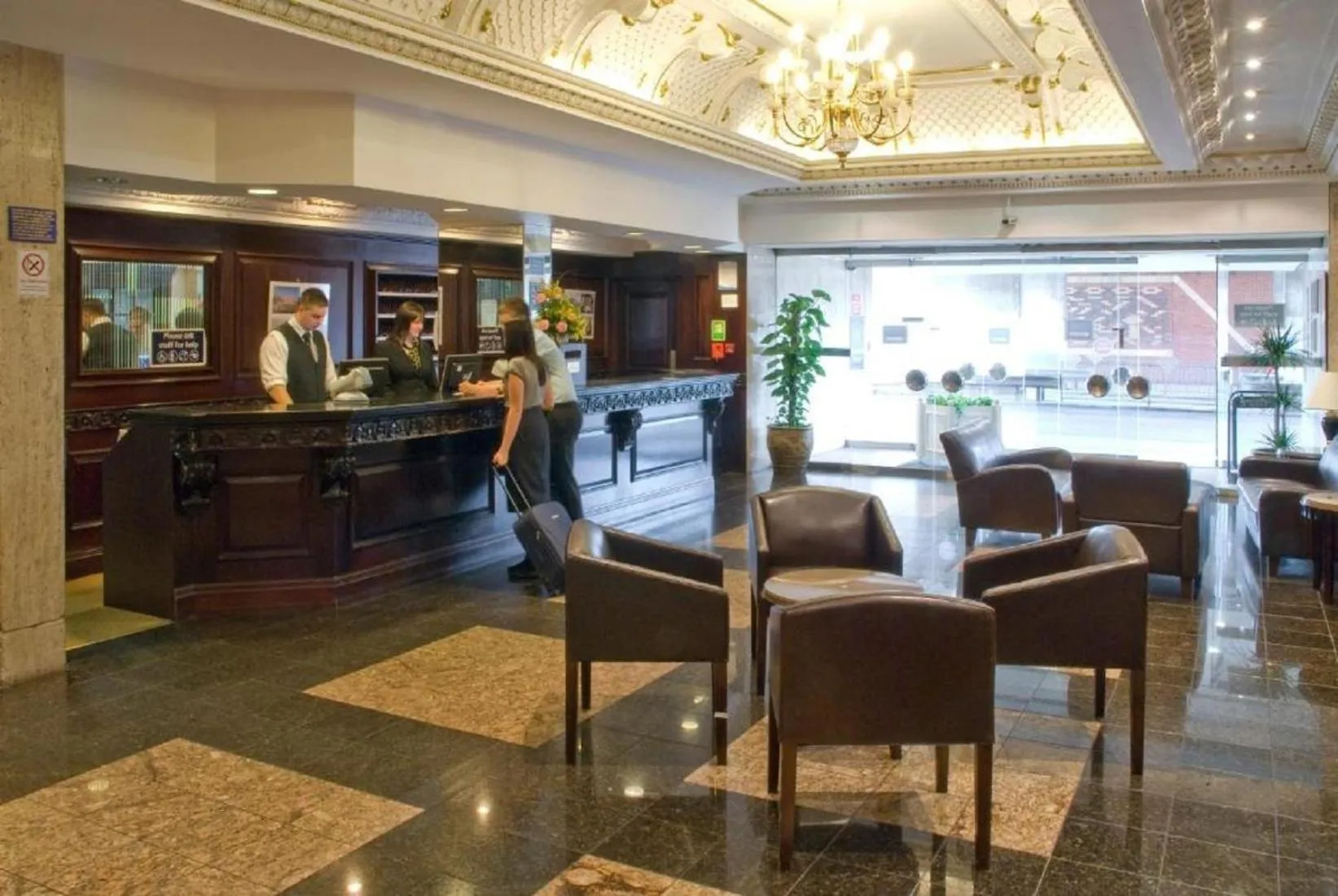 Staff in Britannia Hotel Coventry