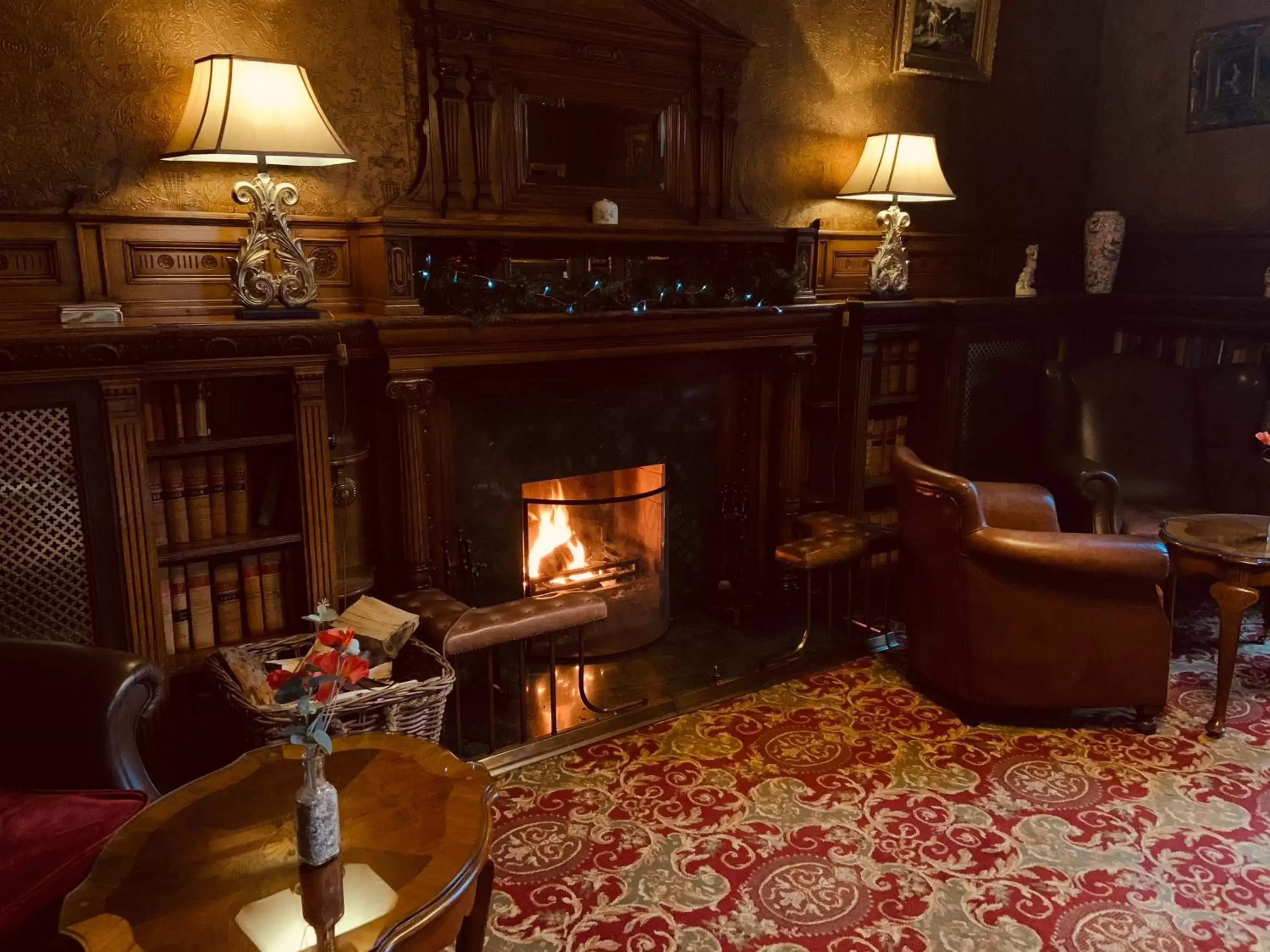 Library, Seating Area in Macdonald Norwood Hall Hotel