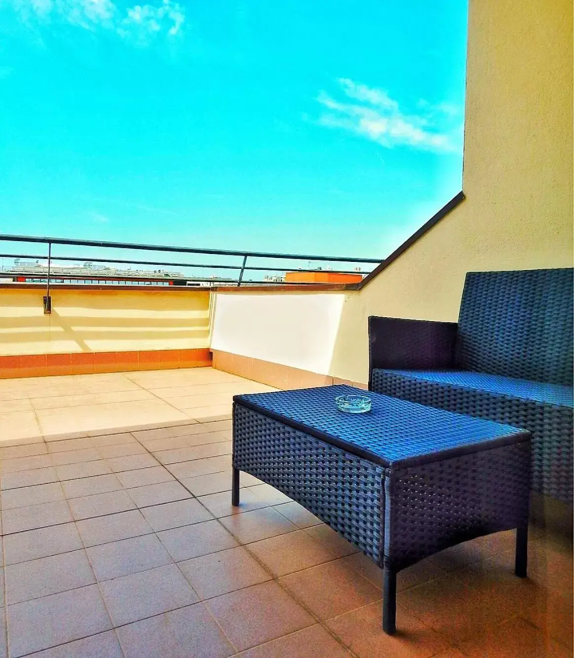 Balcony/Terrace in Mercure Leonardo da Vinci Rome Airport