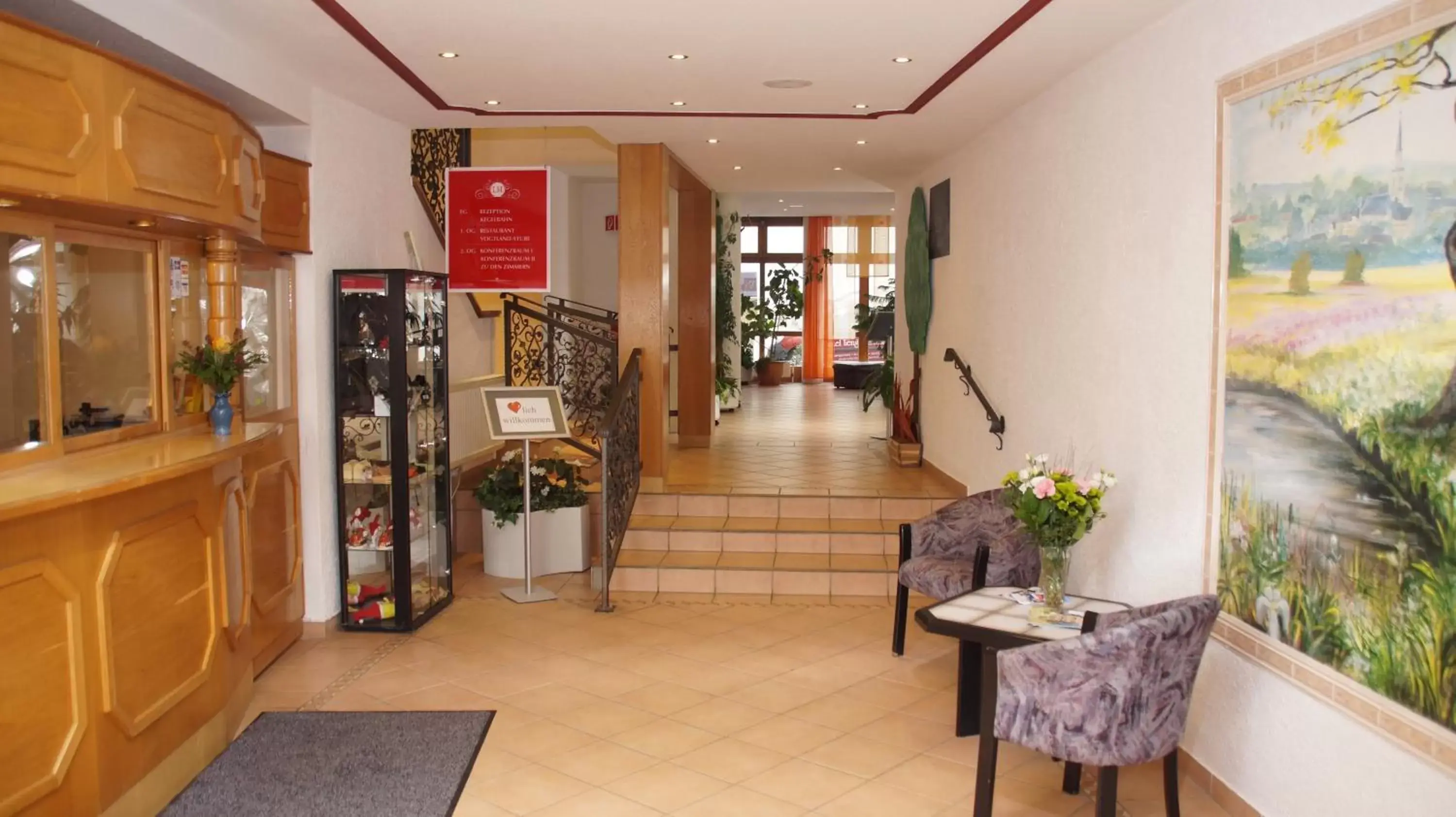 Lobby or reception, Lobby/Reception in Hotel Lengenfelder Hof