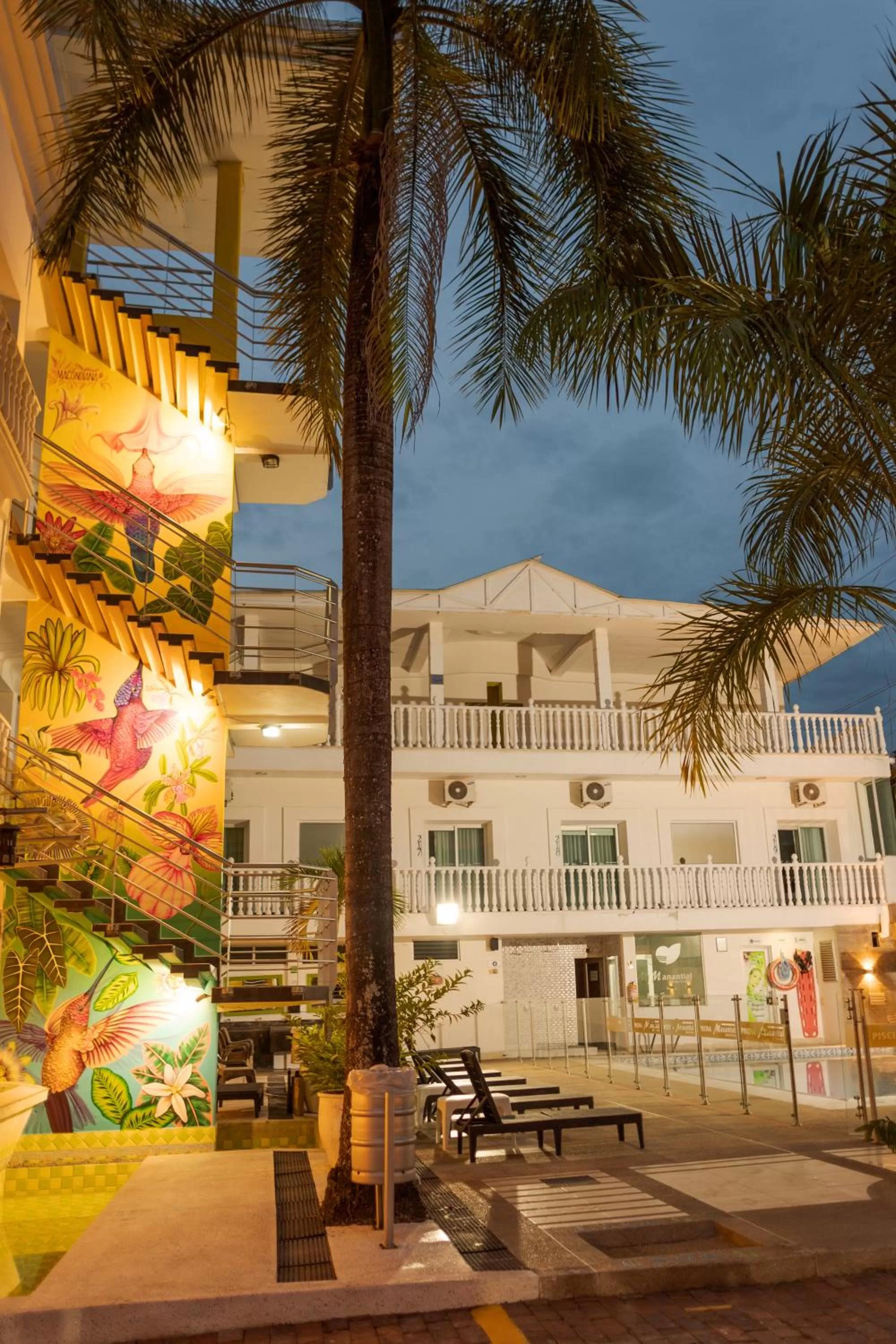 Property building in Hotel Manantial Melgar