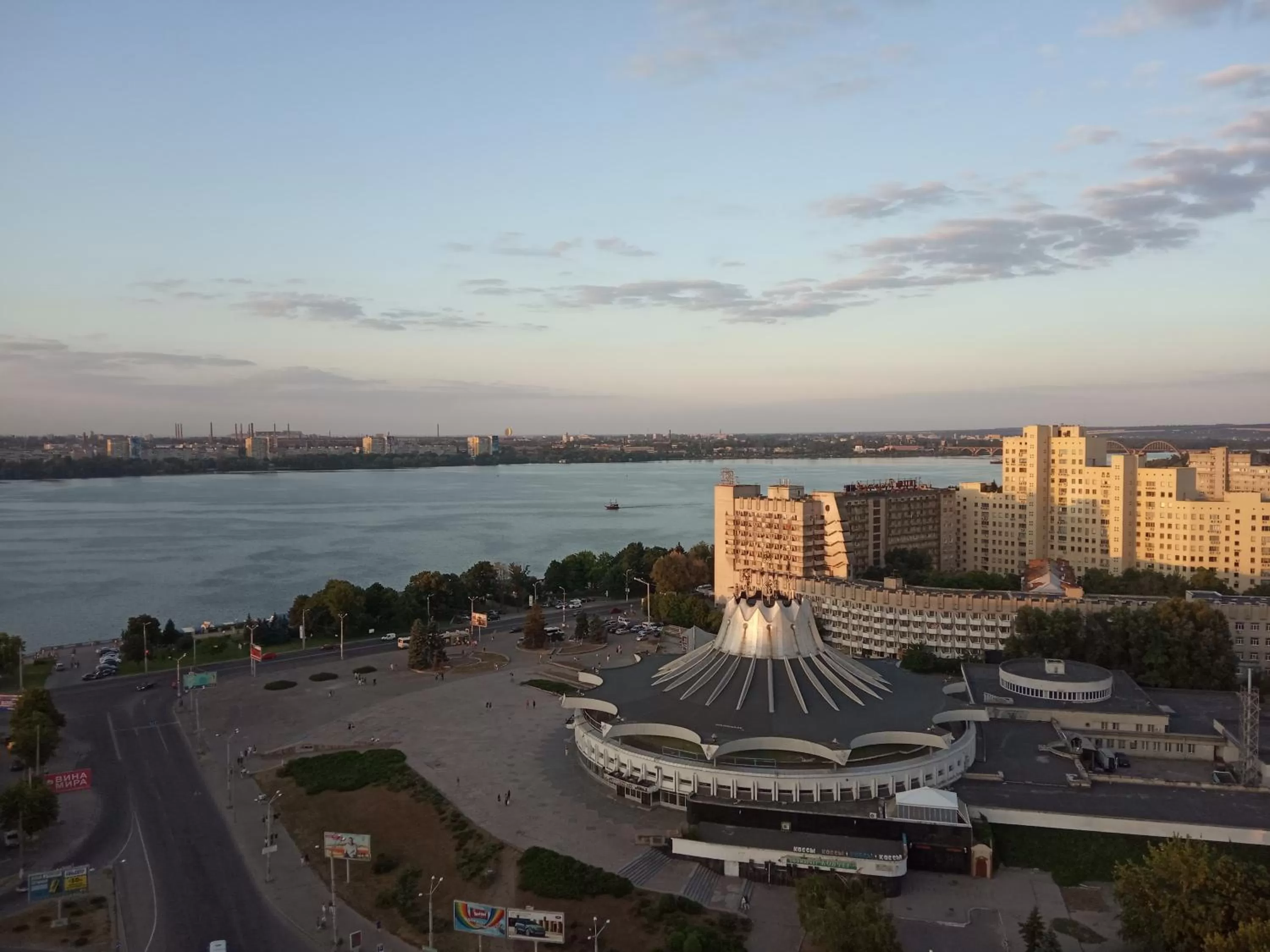 Summer, Bird's-eye View in Most City Riverview