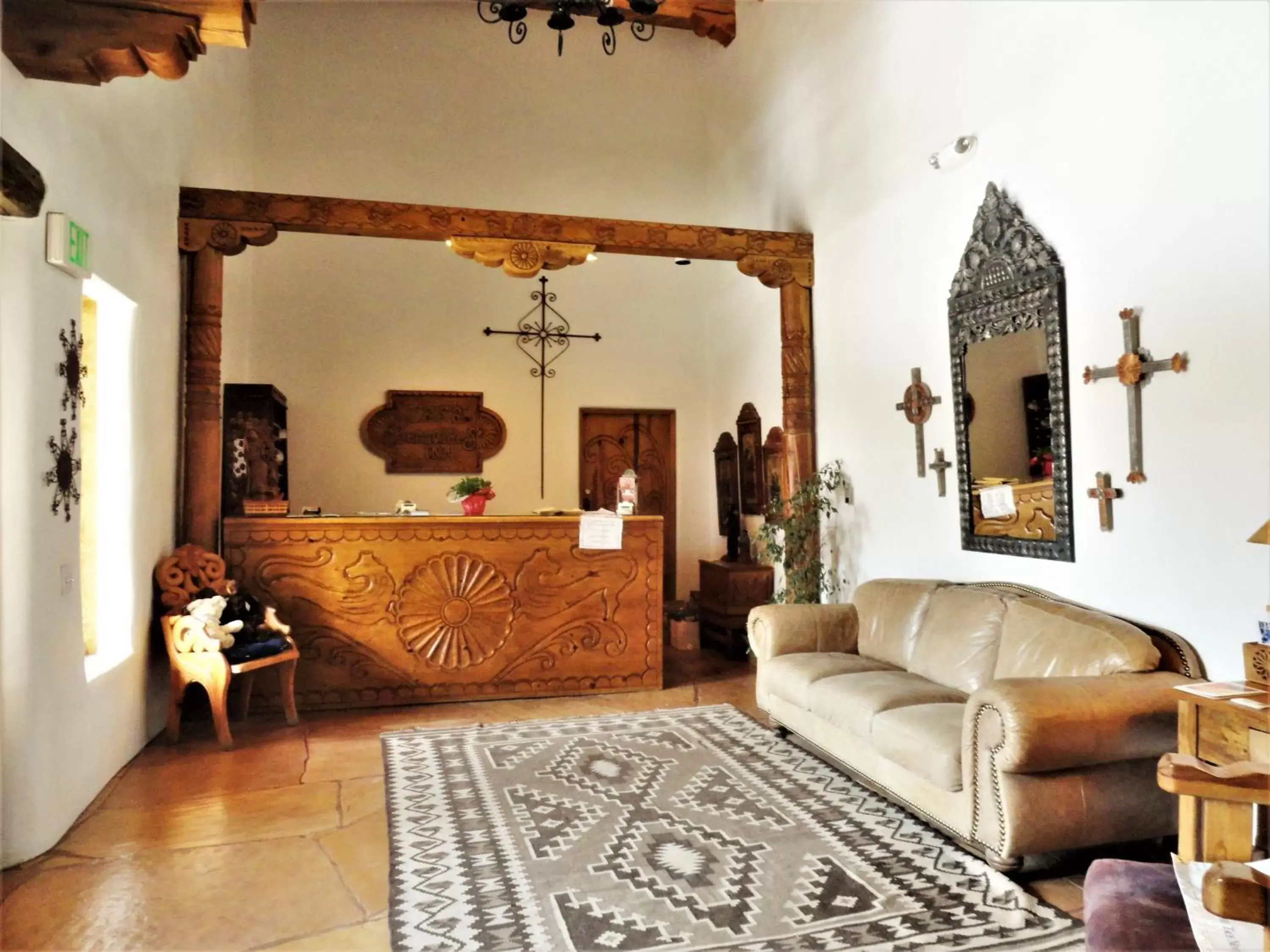 Lobby/Reception in Casa Benavides Inn