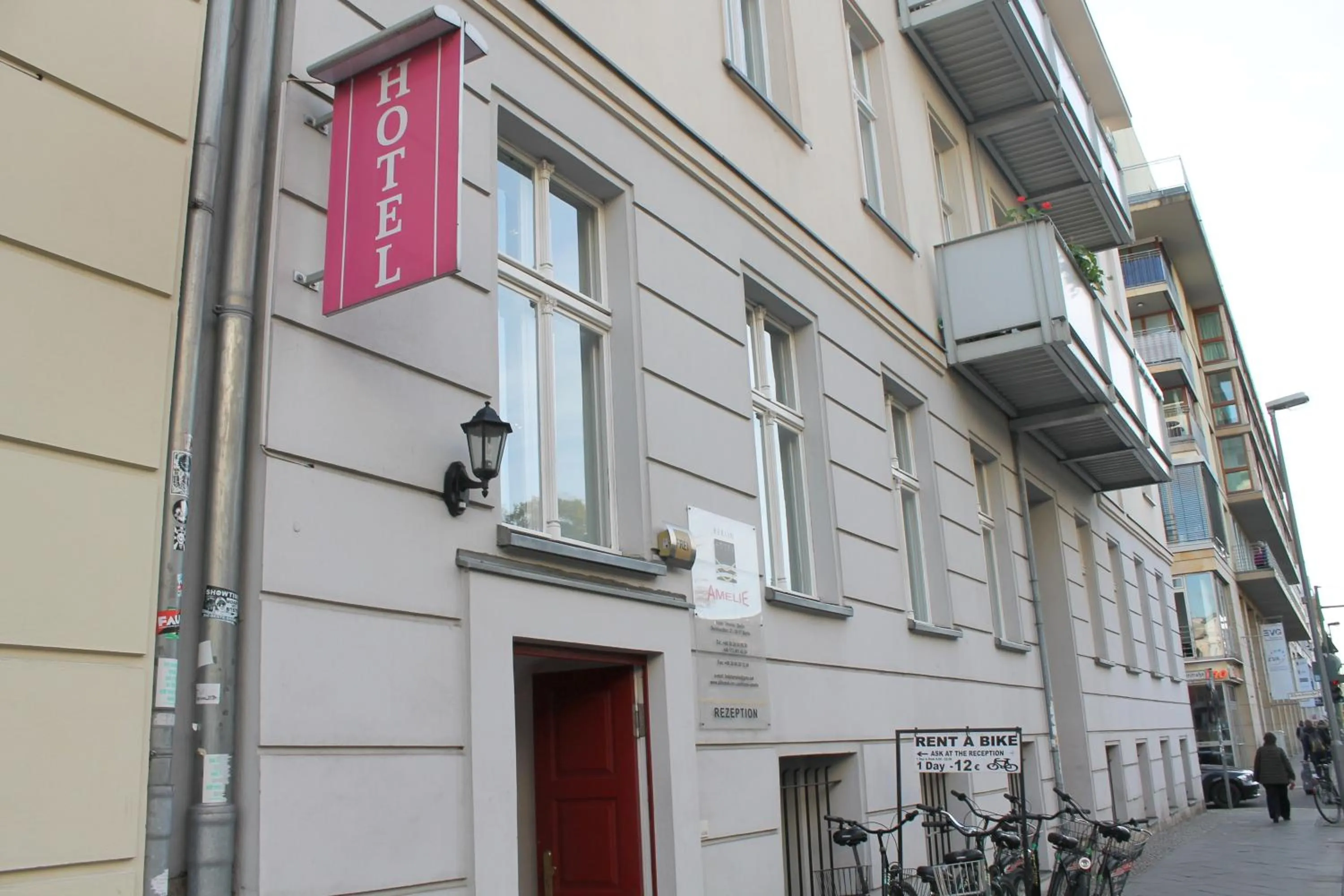 Facade/entrance in Hotel Amelie Berlin