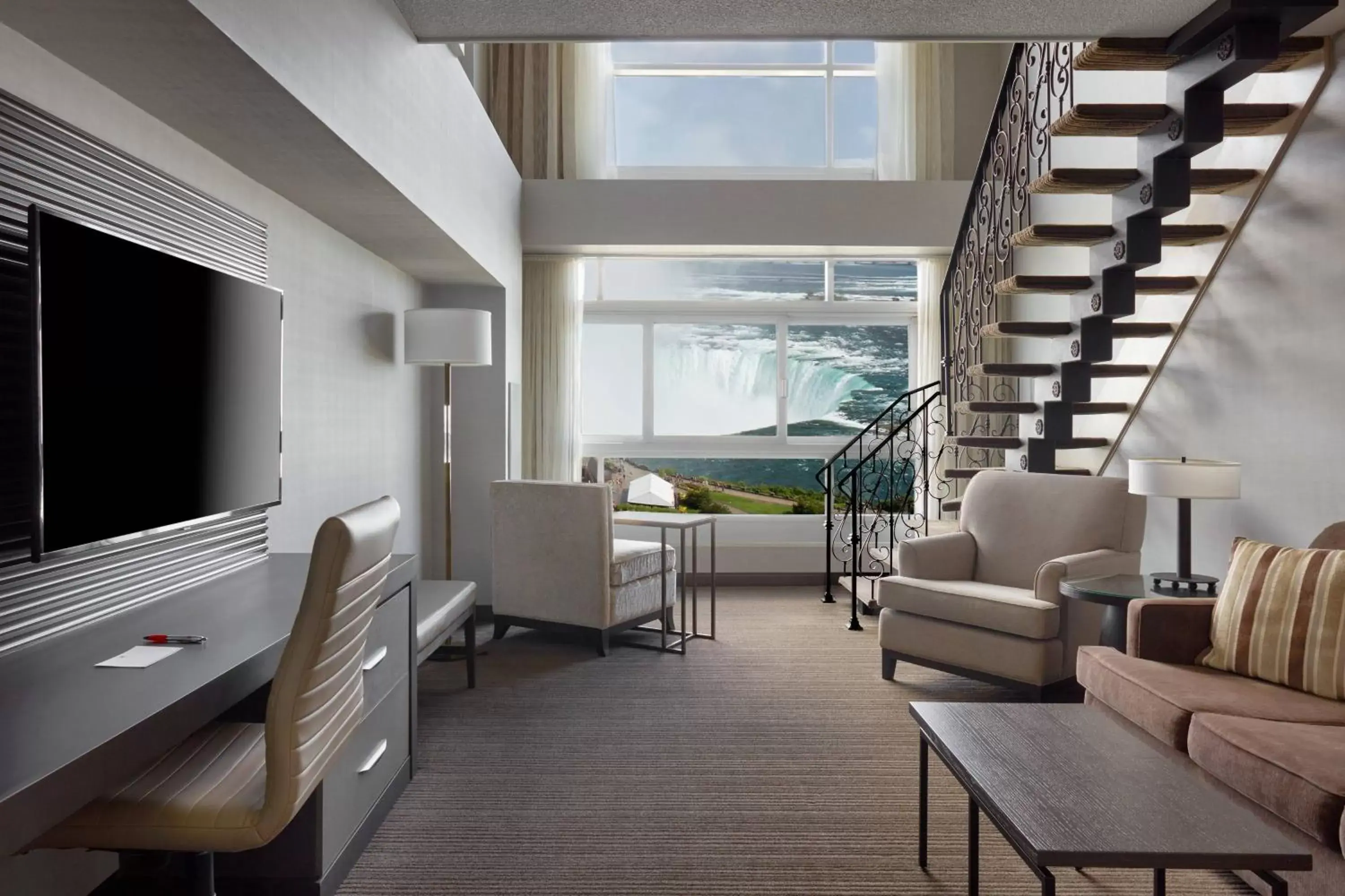 Living room, Seating Area in Niagara Falls Marriott Fallsview Hotel & Spa