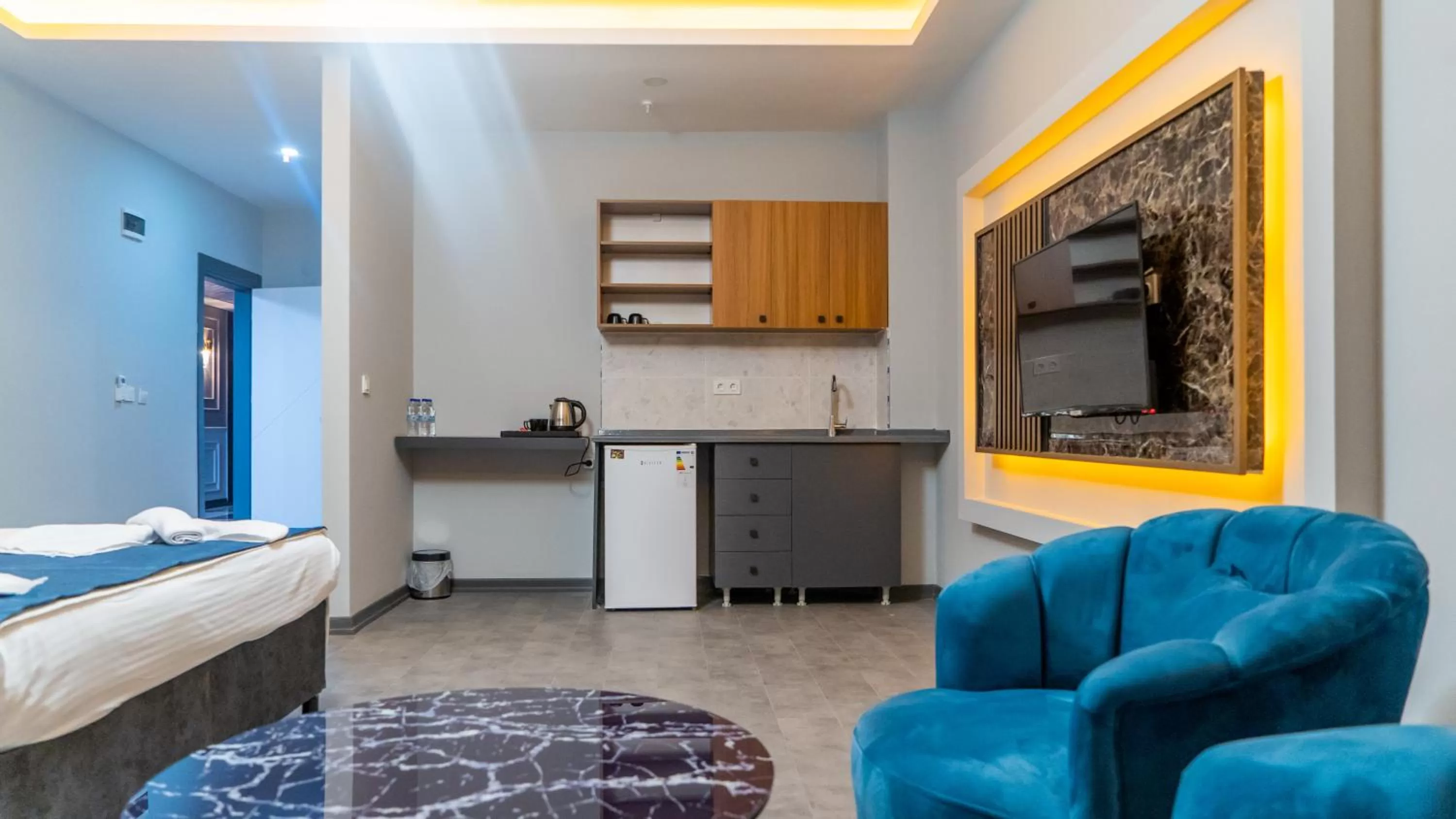 Bed in GRAND MOON HOTEL