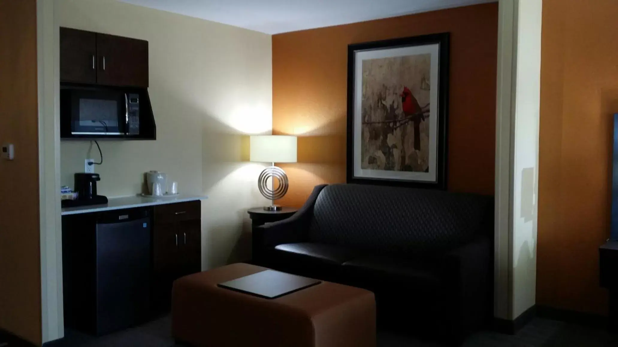 Seating Area in Holiday Inn Express & Suites St Louis Airport, an IHG Hotel